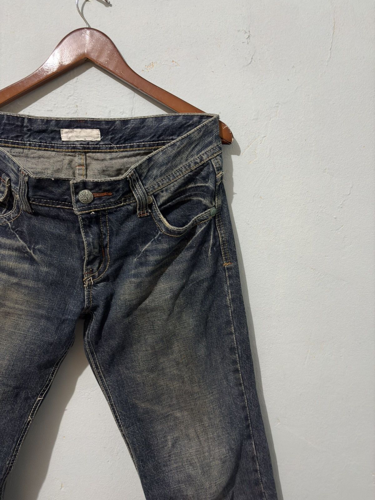 Japanese Brand Aqua Streetwear Flared Denim Size US 32 / EU 48 - 4 Thumbnail