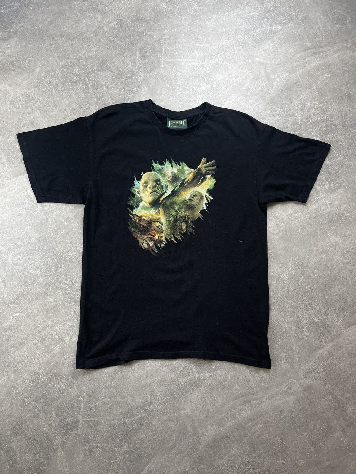 Band Tees 2013 The Hobbit Desolation of Smaug Orc Warg T-Shirt Movie Size US L / EU 52-54 / 3 - 2 Thumbnail