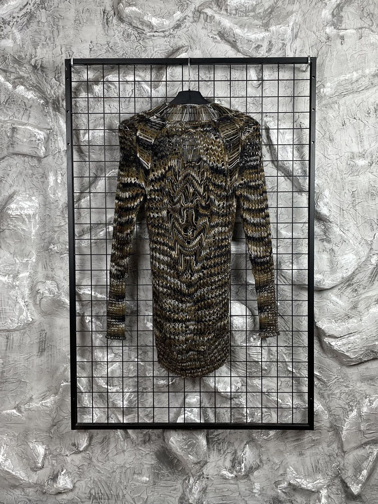 Custo Barcelona Custo Barcelona Open Knit Sweater / Dress Y2K Grunge Vintage Size ONE SIZE - 2 Thumbnail