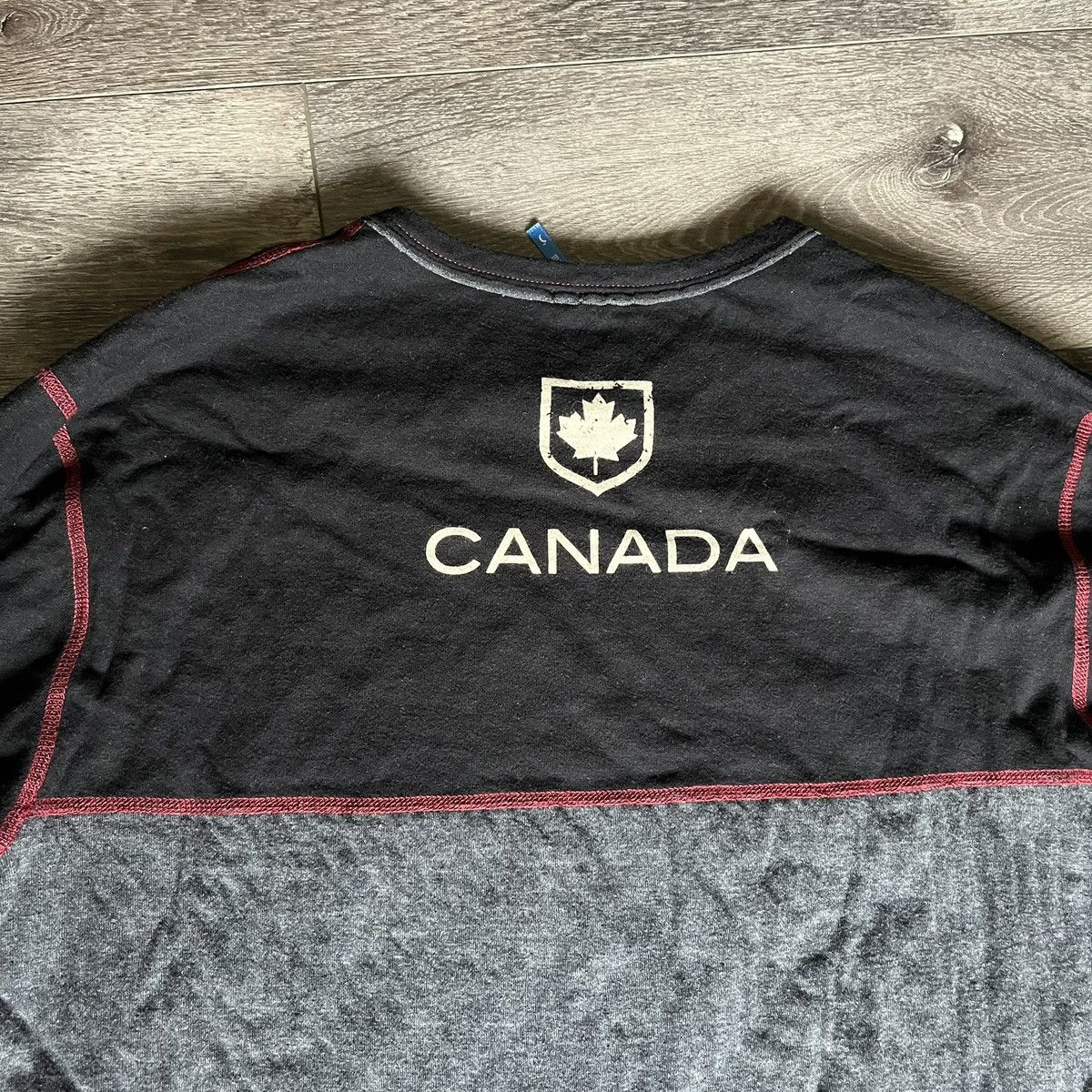 Vintage Alp N Rock Flight Crew Longsleeve Shirt Canada Grey Black Size US L / EU 52-54 / 3 - 8 Thumbnail