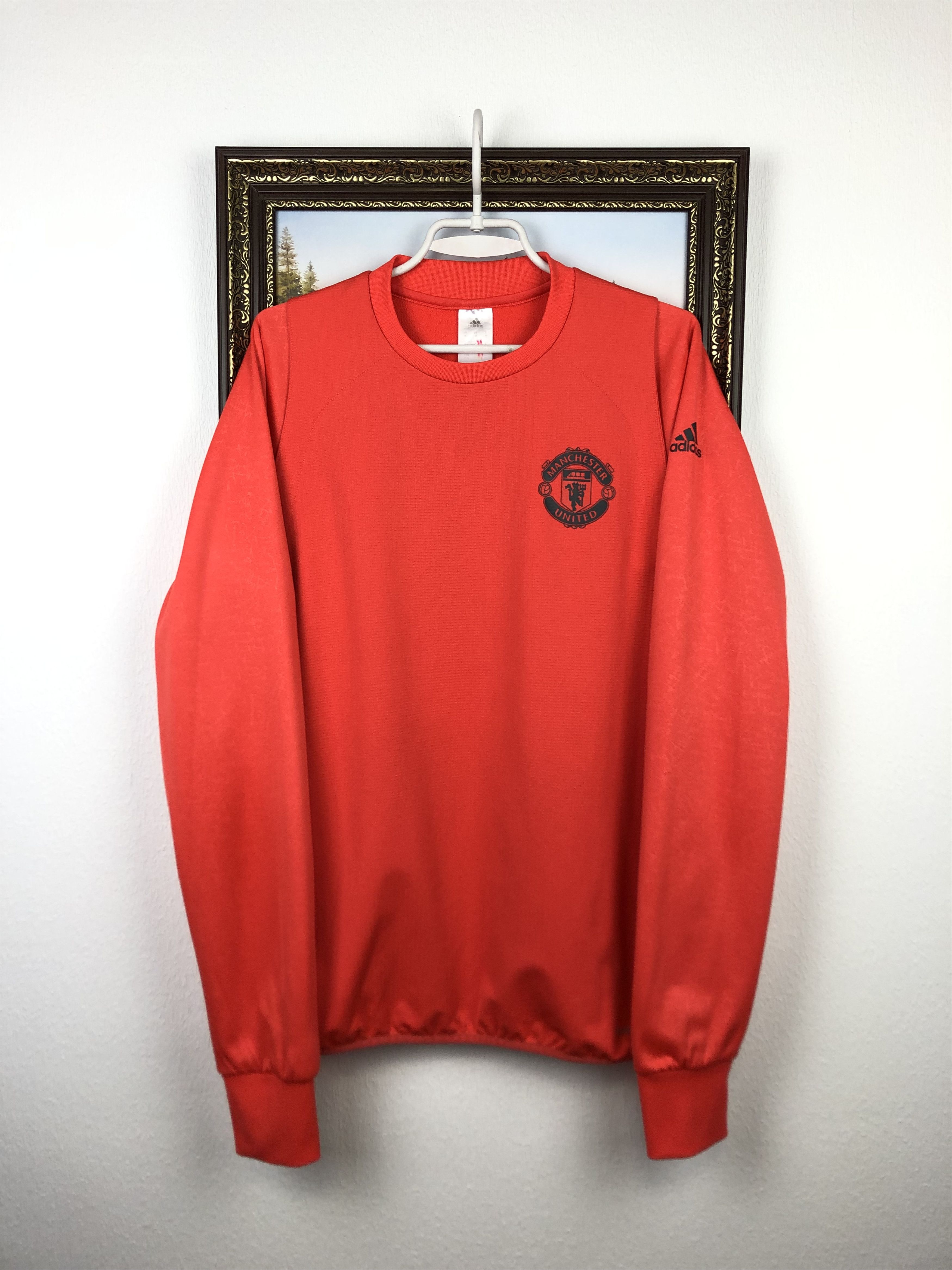 Adidas Adidas Manchester United Sweatshirt Soccer Warm Up Jacket Size US M / EU 48-50 / 2 - 1 Thumbnail