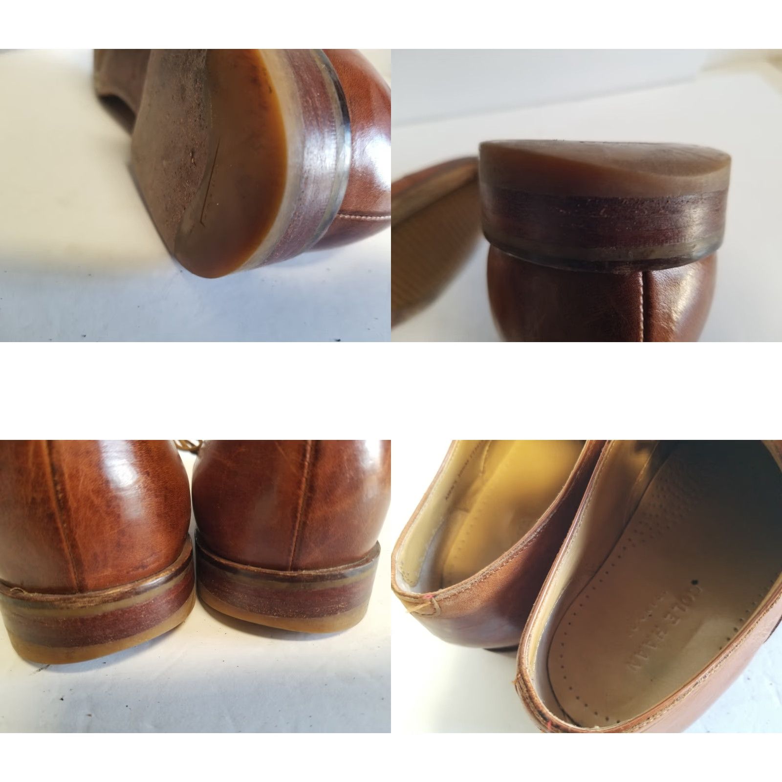 Cole Haan Cole Haan Oxford Dress Shoes Cap Toe Leather Brown 10.5 US Mens Shoes Size ONE SIZE - 9 Thumbnail