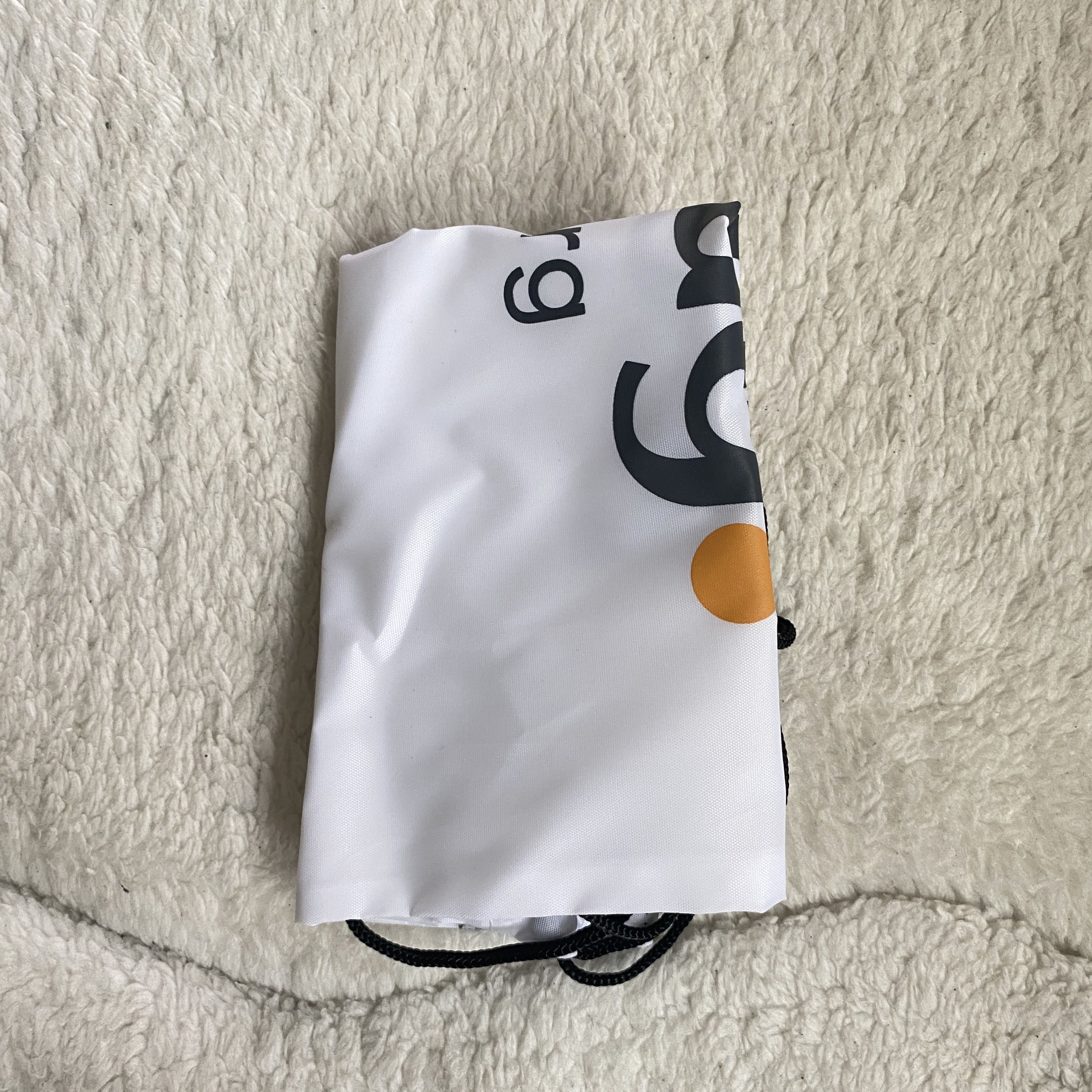 Other White PVC Tote Bag with Drawstring Closure – Standard Size Size ONE SIZE - 2 Thumbnail
