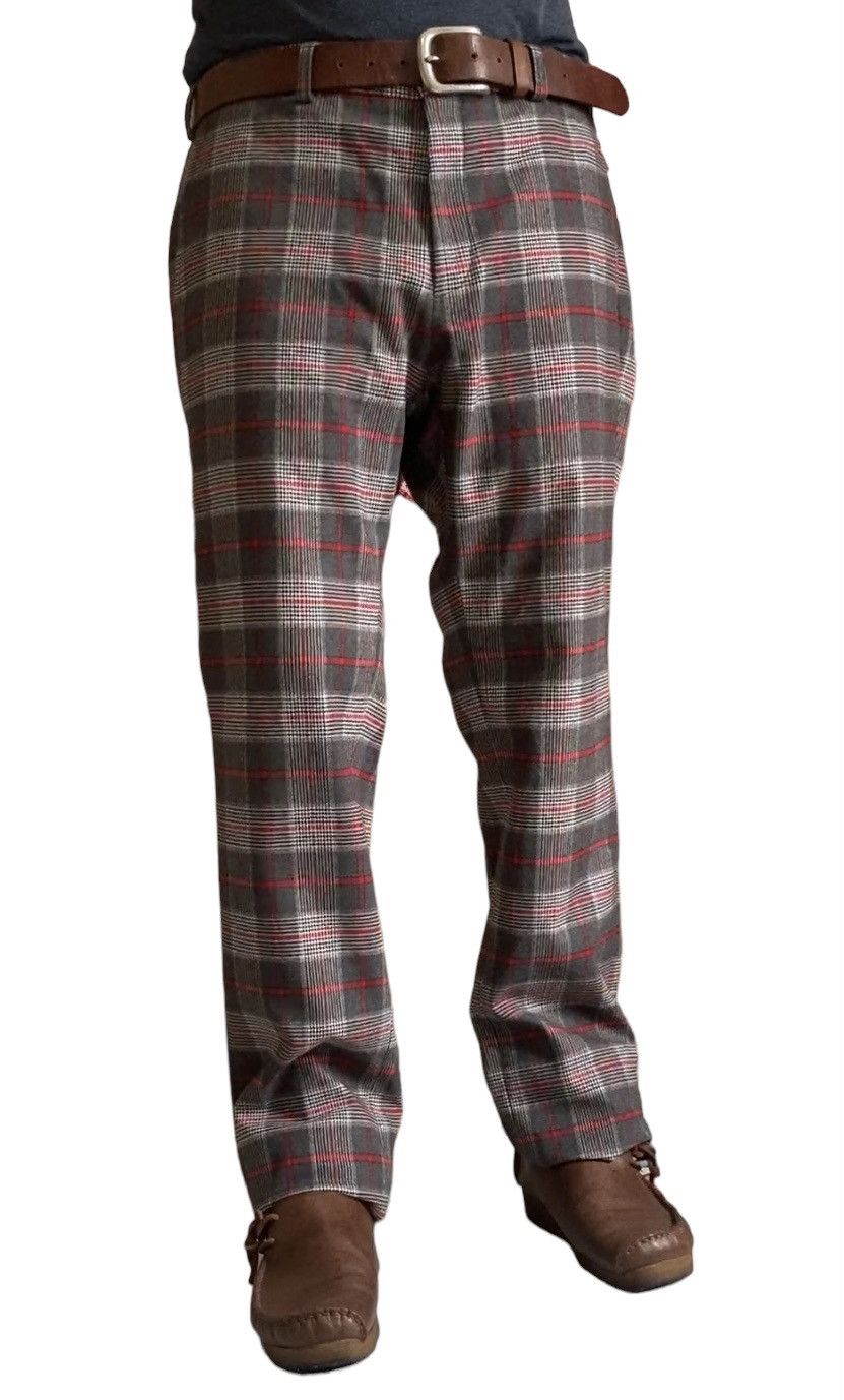 Japanese Brand Zishen Sports Plaid Multicolor like Burberry Checkered Size US 35 - 1 Thumbnail