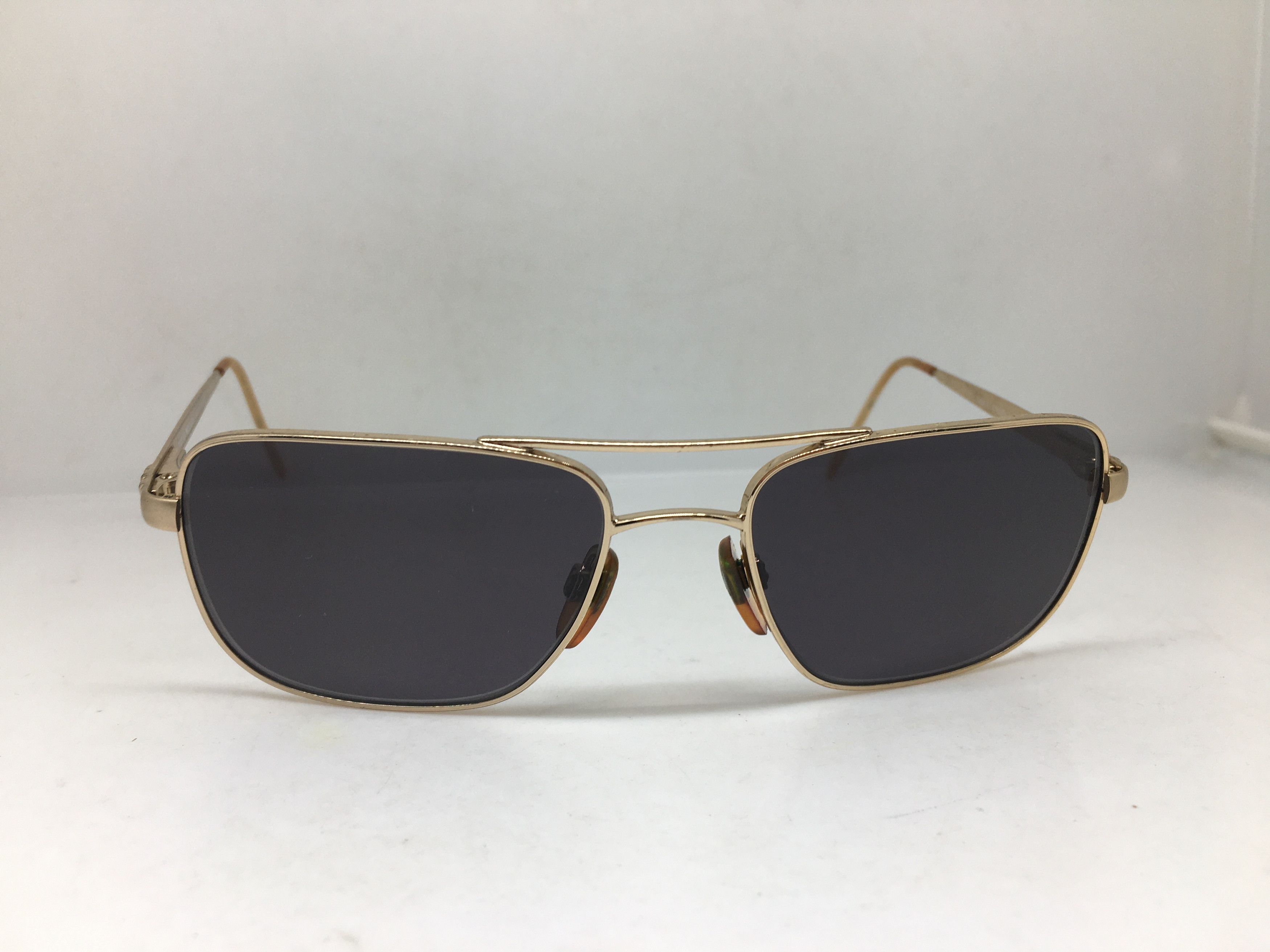 Emporio Armani Emporio Armani Gold Aviator Sunglasses Frame Made in Italy Size ONE SIZE - 2 Thumbnail