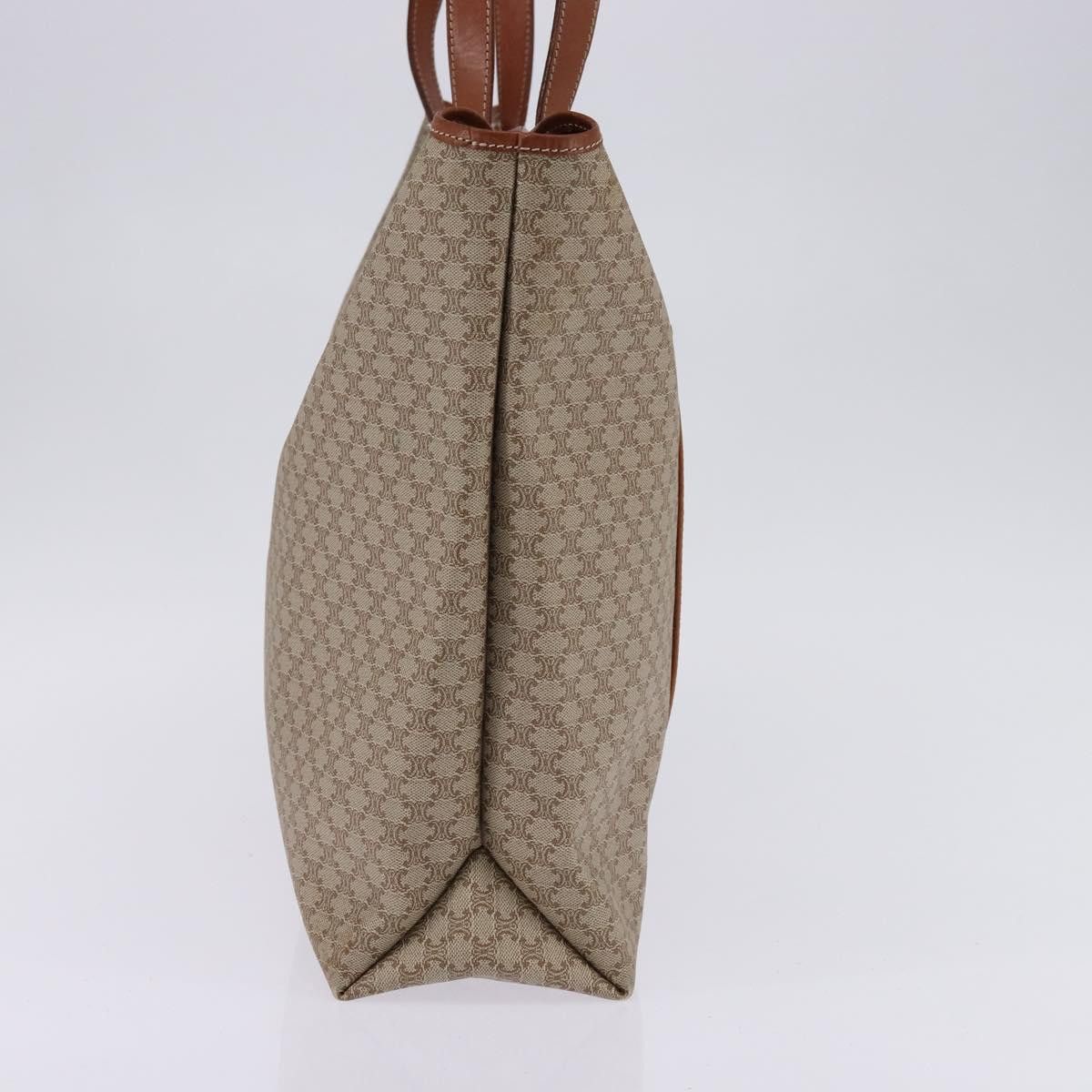 Celine CELINE Macadam Canvas Shoulder Bag Pvc Beige Gold Size ONE SIZE - 4 Thumbnail