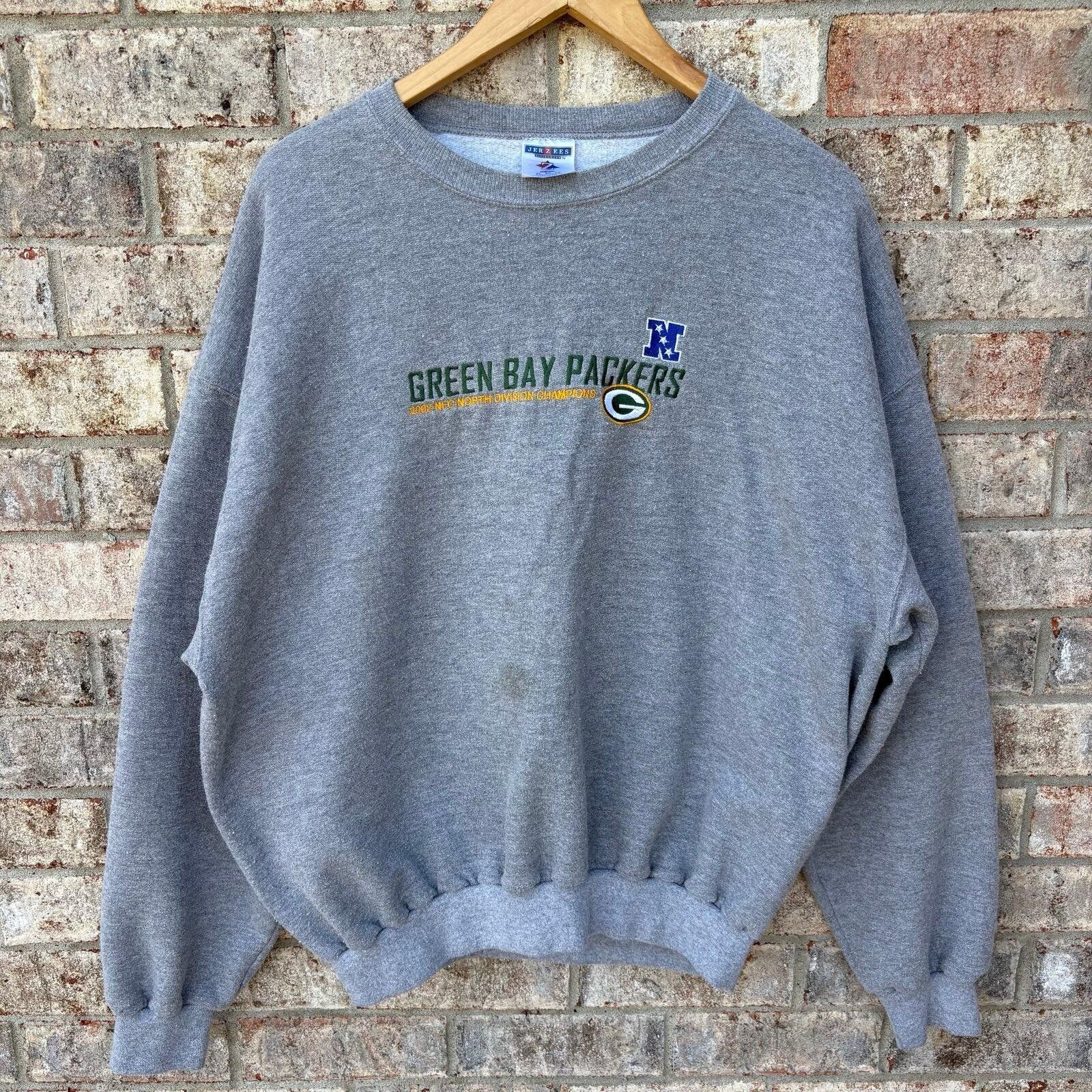 Jerzees Vintage 90s Greenbay Packers sweatshirt Size US XL / EU 56 / 4 - 8 Thumbnail