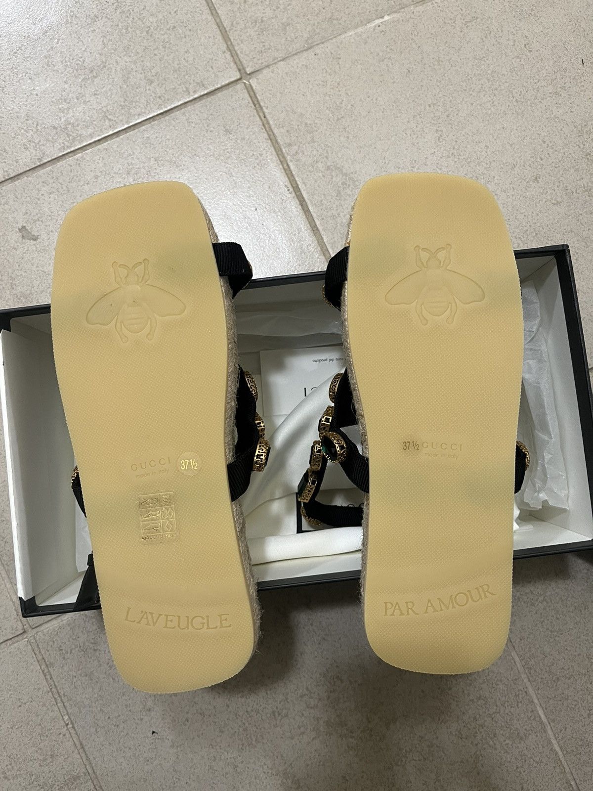 Gucci Gucci Sandals Size US 10 / IT 40 - 14 Thumbnail