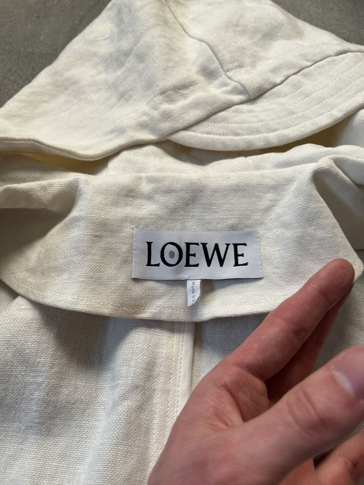 Loewe Loewe ELN Woven Parka linen 2022 By Jonathan Anderson Size US L / EU 52-54 / 3 - 23 Thumbnail