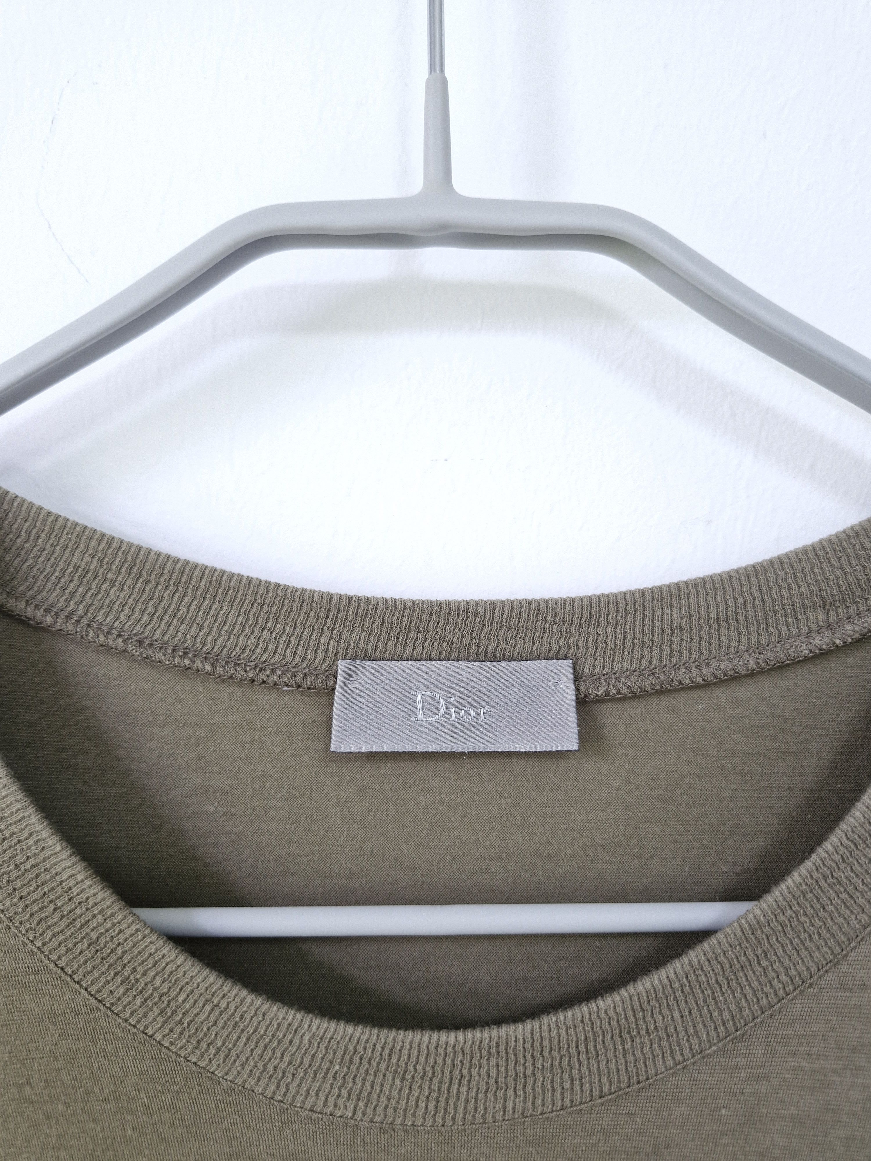 Dior SS06 Khaki Green Stripe T-shirt Size US S / EU 44-46 / 1 - 3 Thumbnail