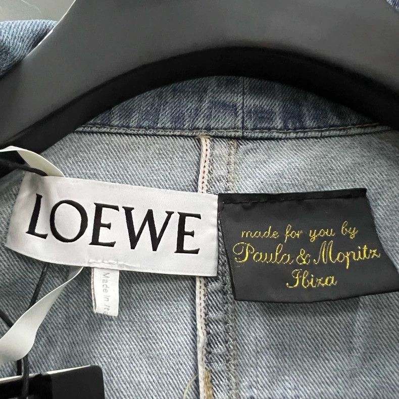 Loewe LOEWE Bright patch doodle painted denim jacket Size XS / US 0-2 / IT 36-38 - 4 Thumbnail