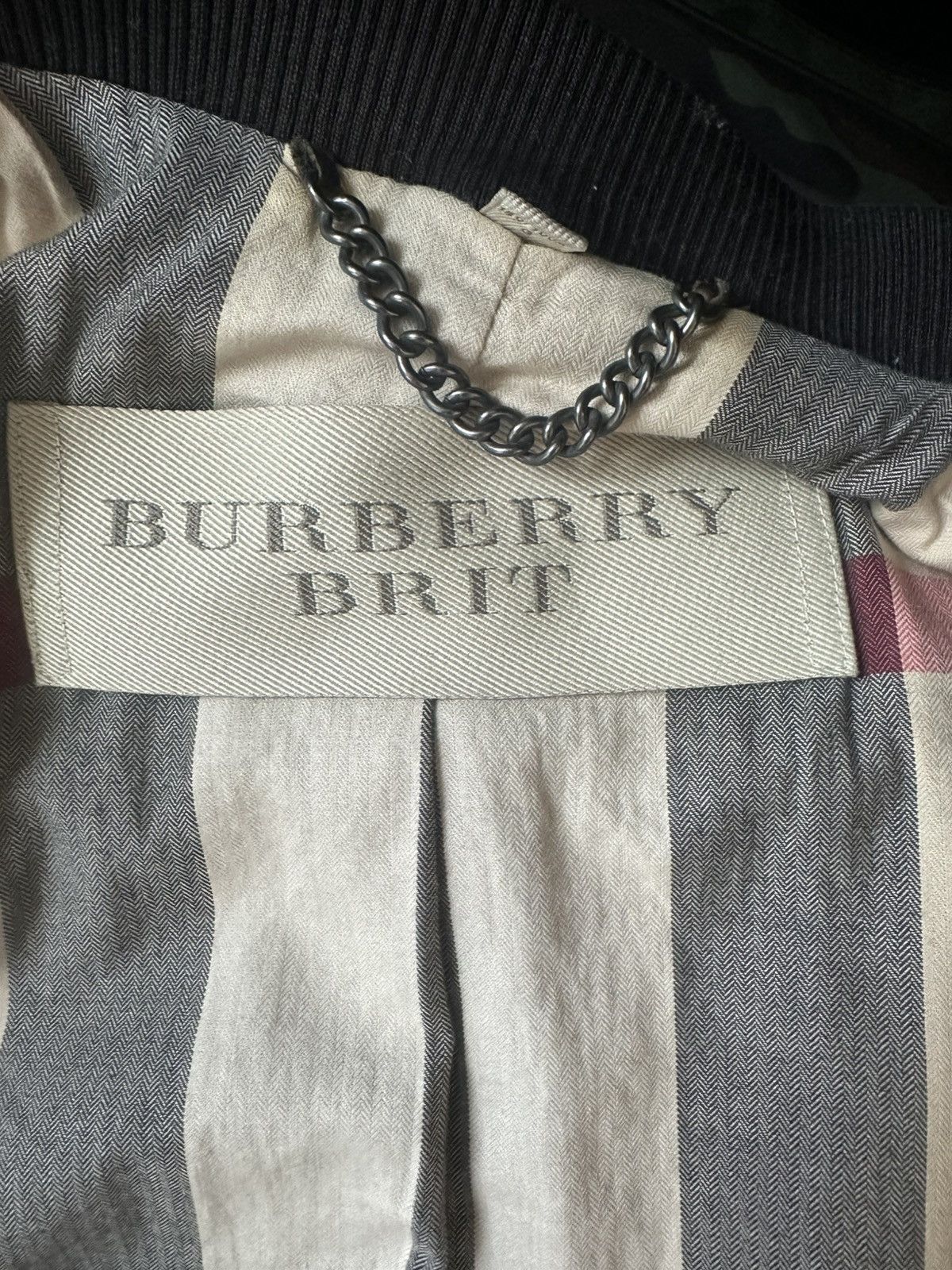 Burberry Vintage Burberry Brit Brown Leather Jacket Size L / US 10 / IT 46 - 12 Thumbnail
