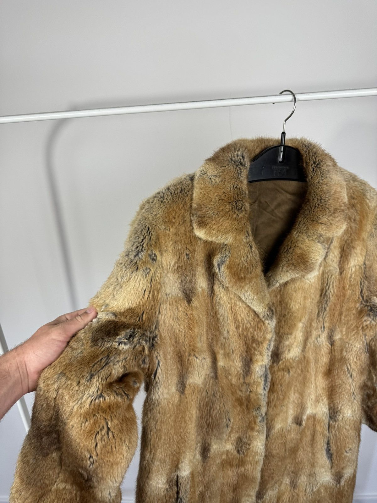 Other Vintage Real Fur Coat Jacket Women’s Brown Luxury Winter Size L / US 10 / IT 46 - 8 Thumbnail