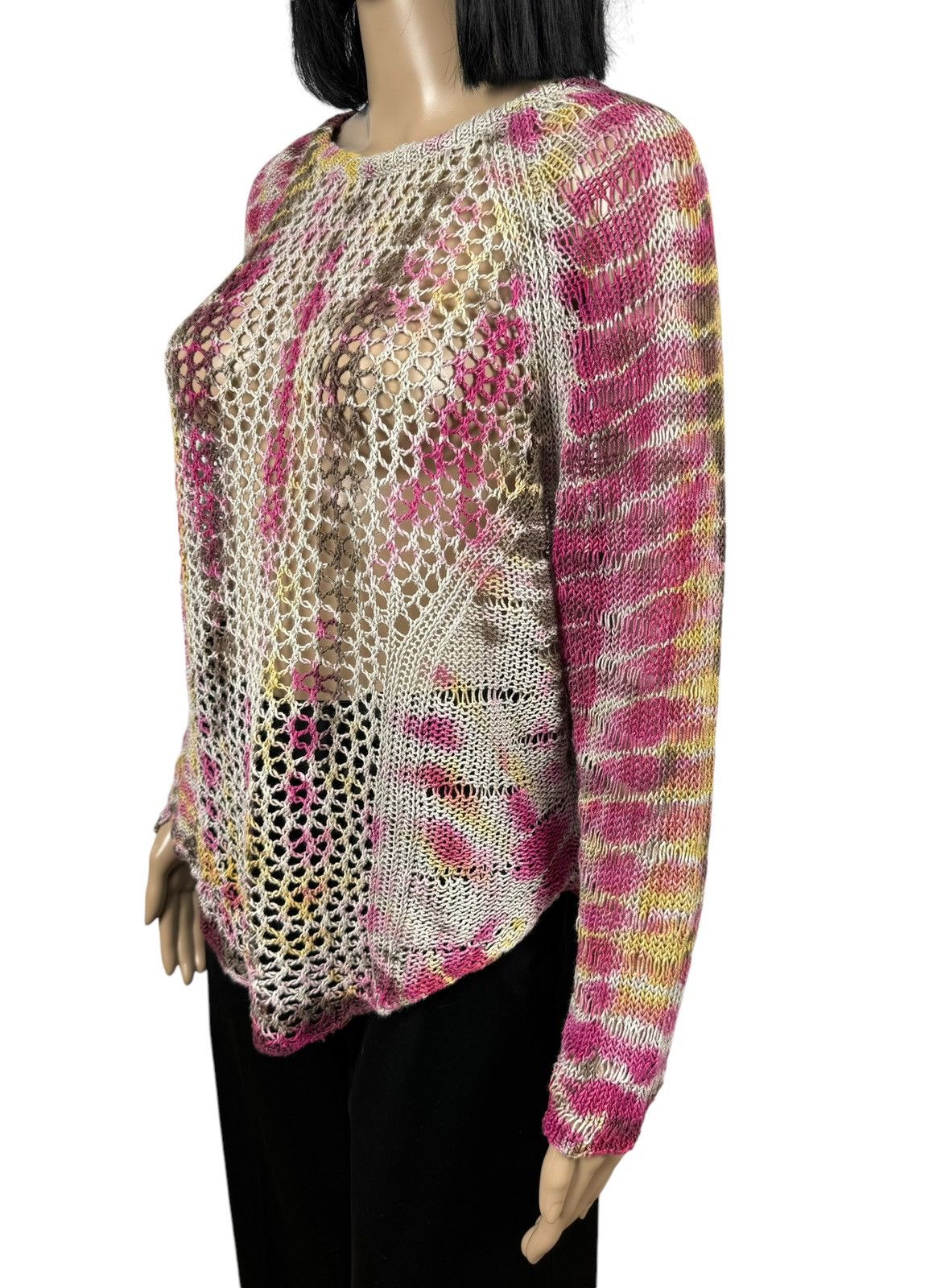 Zadig & Voltaire Zadig & Voltaire Linen Knit Mesh Jumper Multicolor size S Size S / US 4 / IT 40 - 4 Thumbnail
