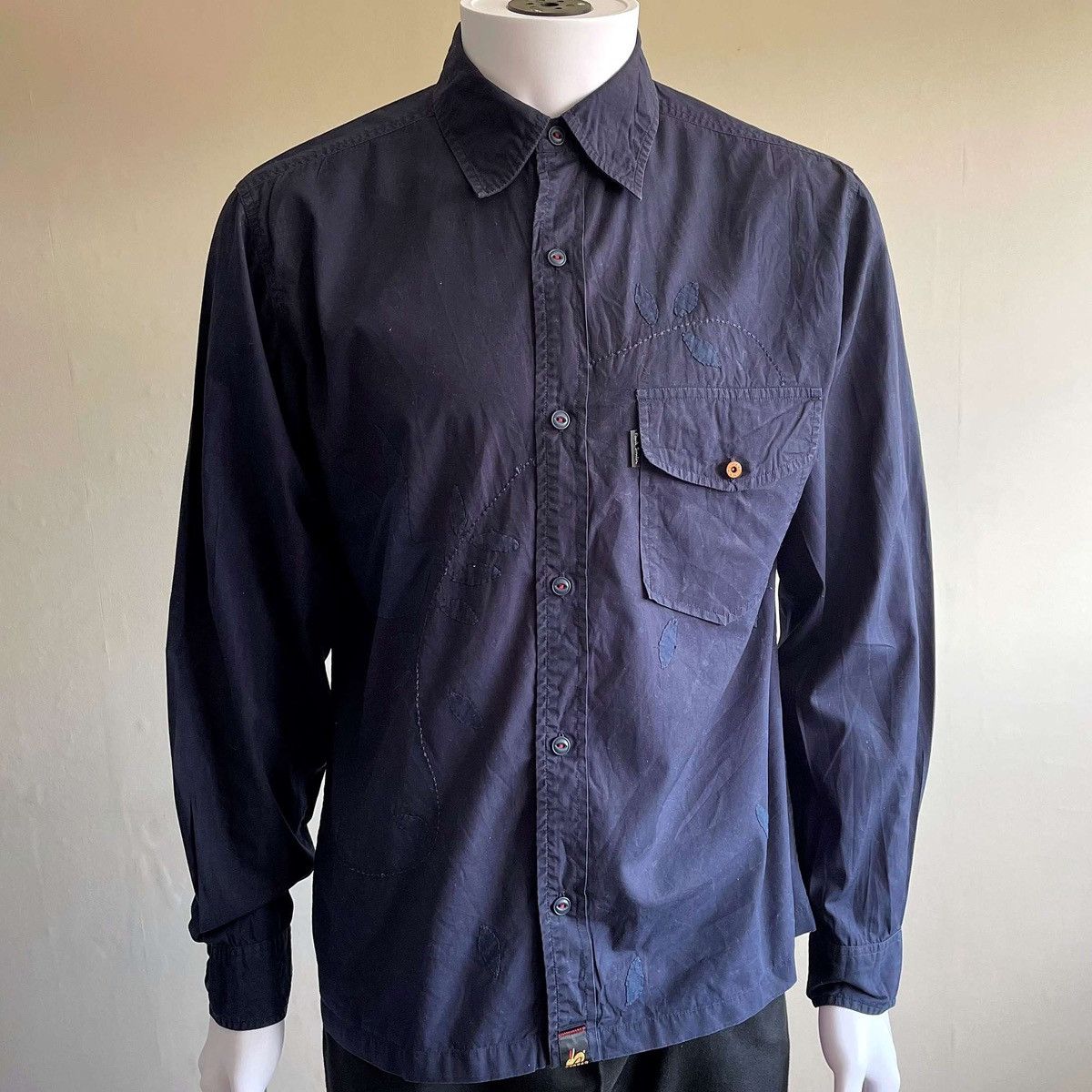 Paul Smith Paul Smith Red Ear Embroidered Doves Shirt Size US M / EU 48-50 / 2 - 1 Thumbnail