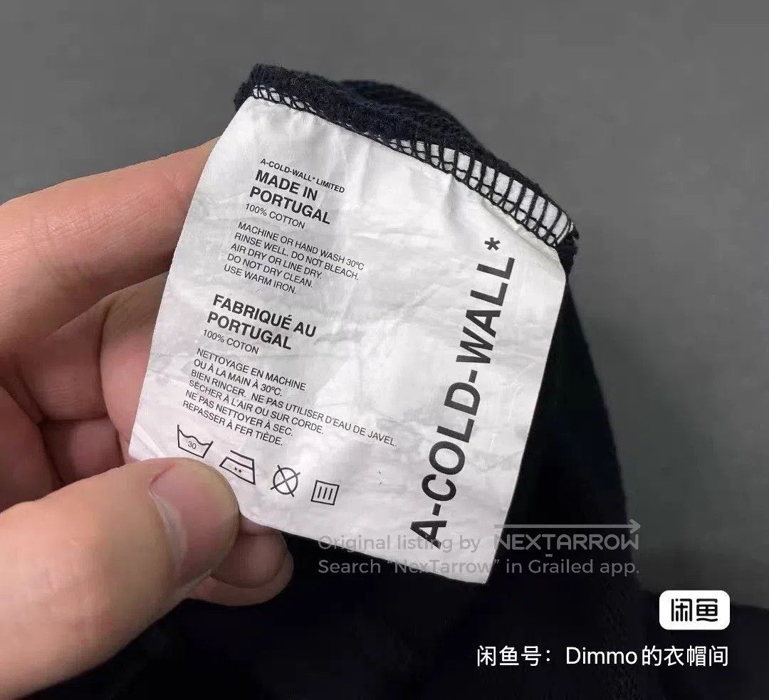 A-COLD-WALL* ACW A. Size US M / EU 48-50 / 2 - 7 Thumbnail