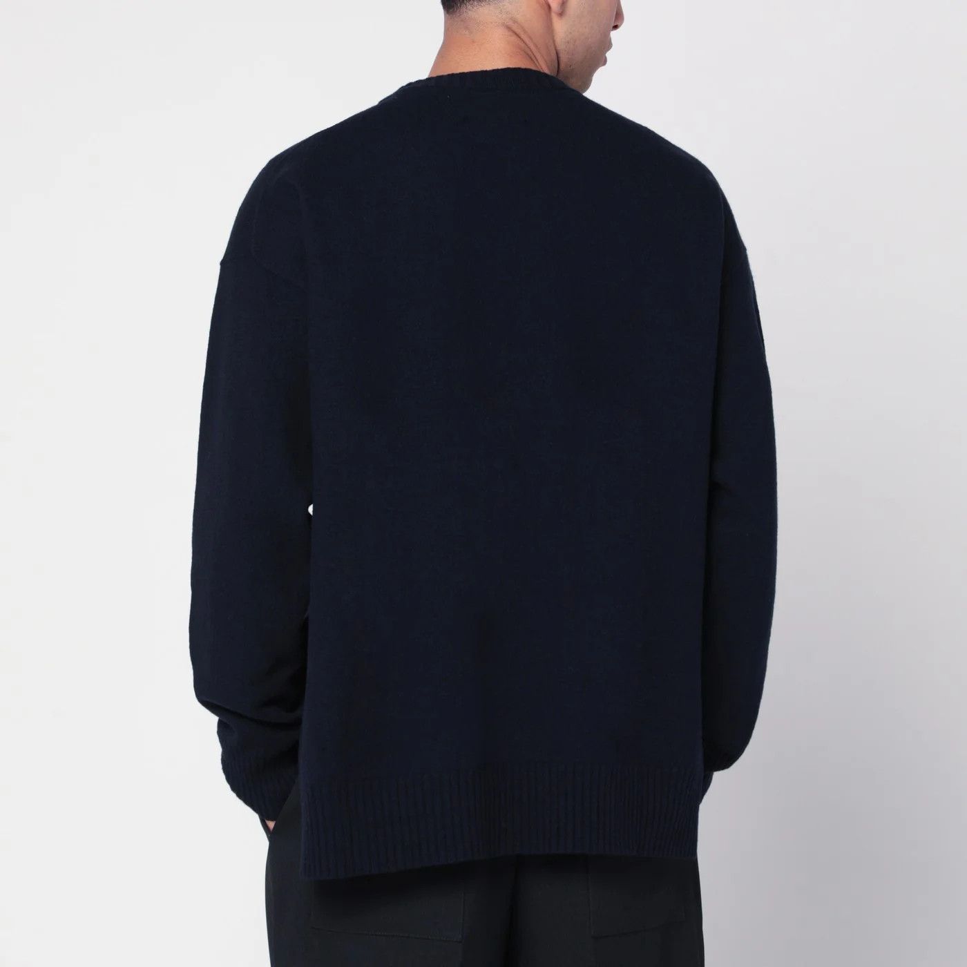 Jil Sander o1d2blof0526 Cotton Long Sleeve T-Shirt in Midnight Blue Size US S / EU 44-46 / 1 - 3 Thumbnail