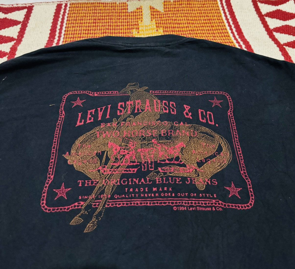 Levi's × Levi's Vintage Clothing × Vintage Tshirt vtg levis Size US L / EU 52-54 / 3 - 4 Thumbnail