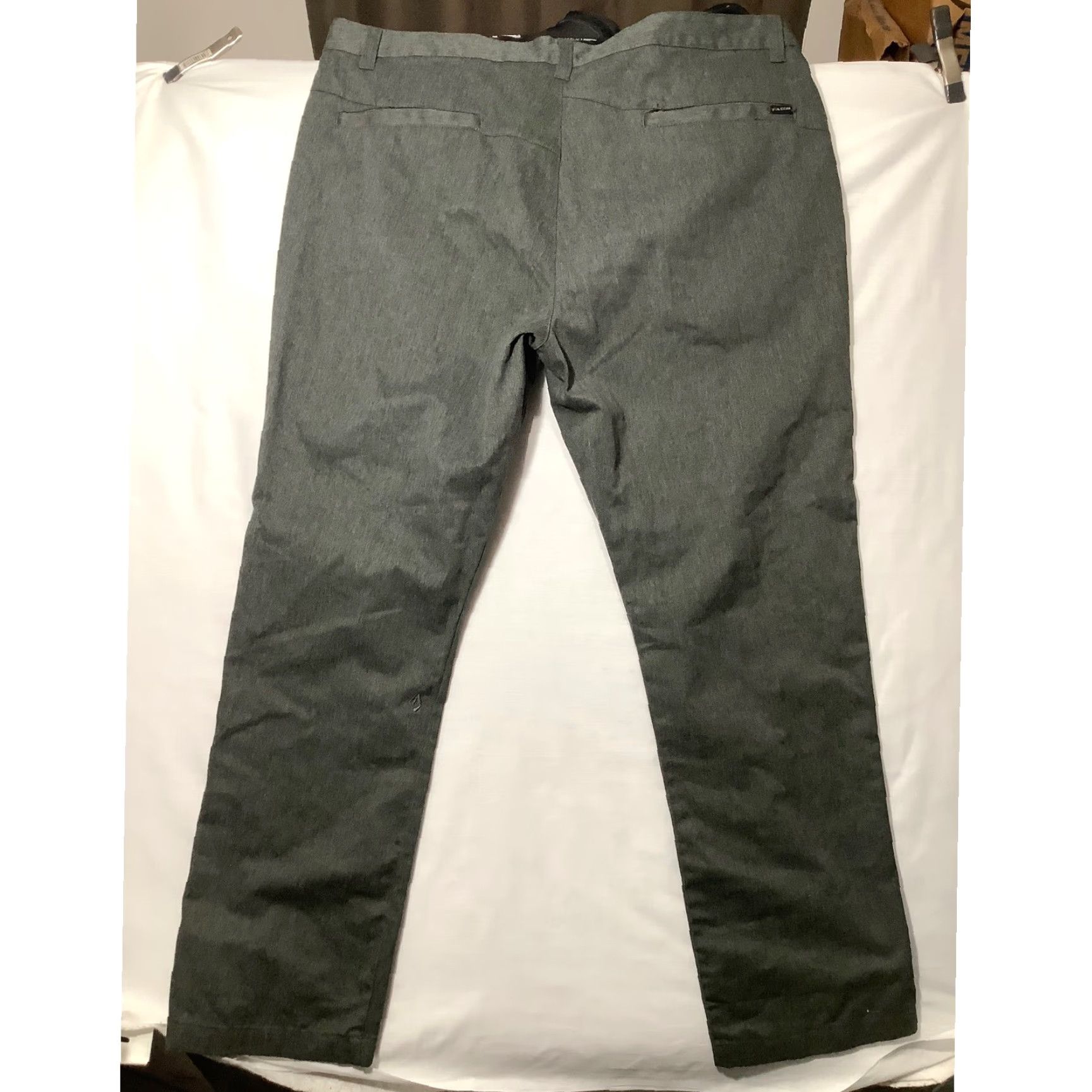 Volcom Volcom Mens Pants Size 40 Gray Chinos Straight Leg Casual Workwear Size US 40 / EU 56 - 5 Thumbnail