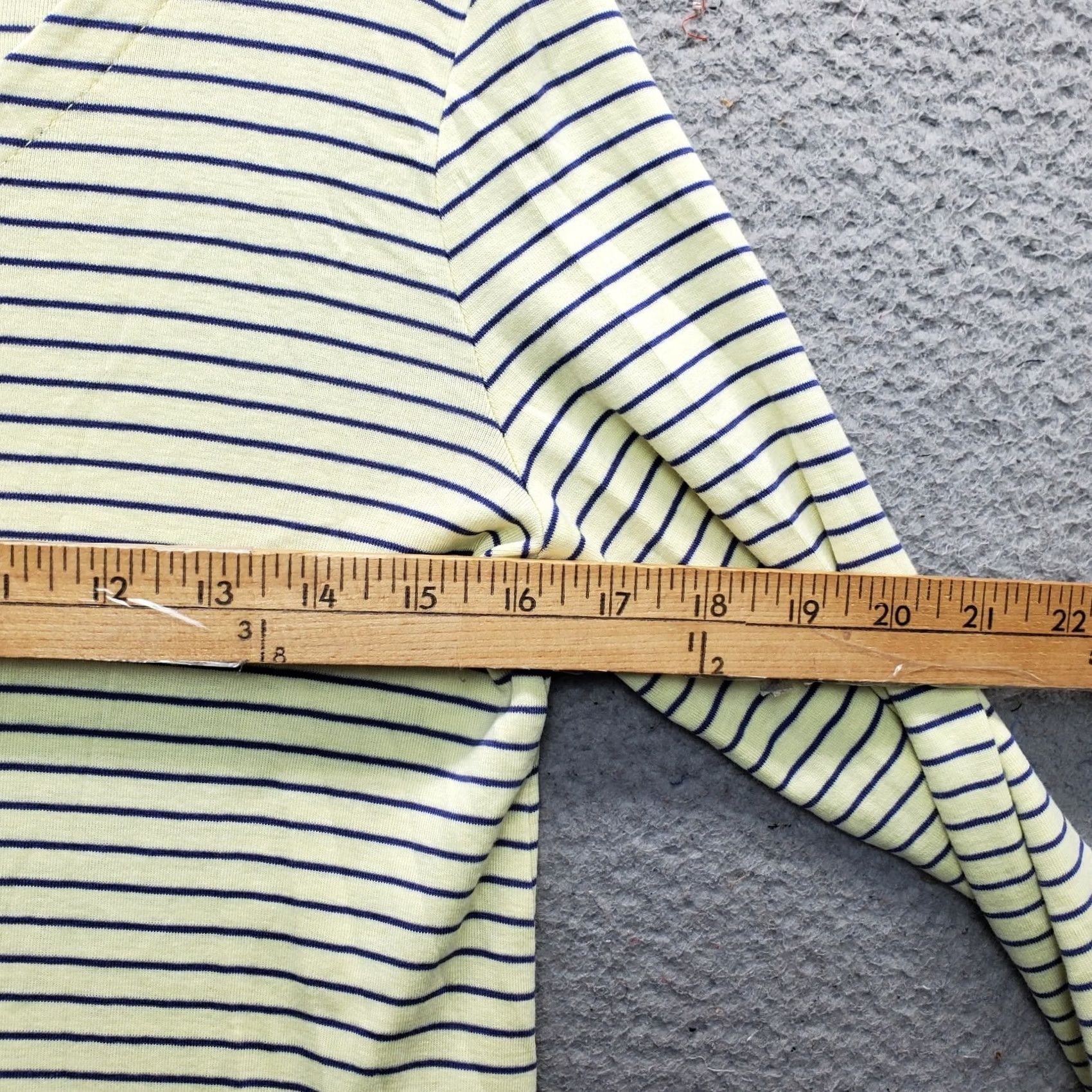 J. Jill J. Jill Shirt Womens XS Multicolor Striped Pima Cotton 3/4 Sleeve Pullover Tee Size XS / US 0-2 / IT 36-38 - 4 Thumbnail