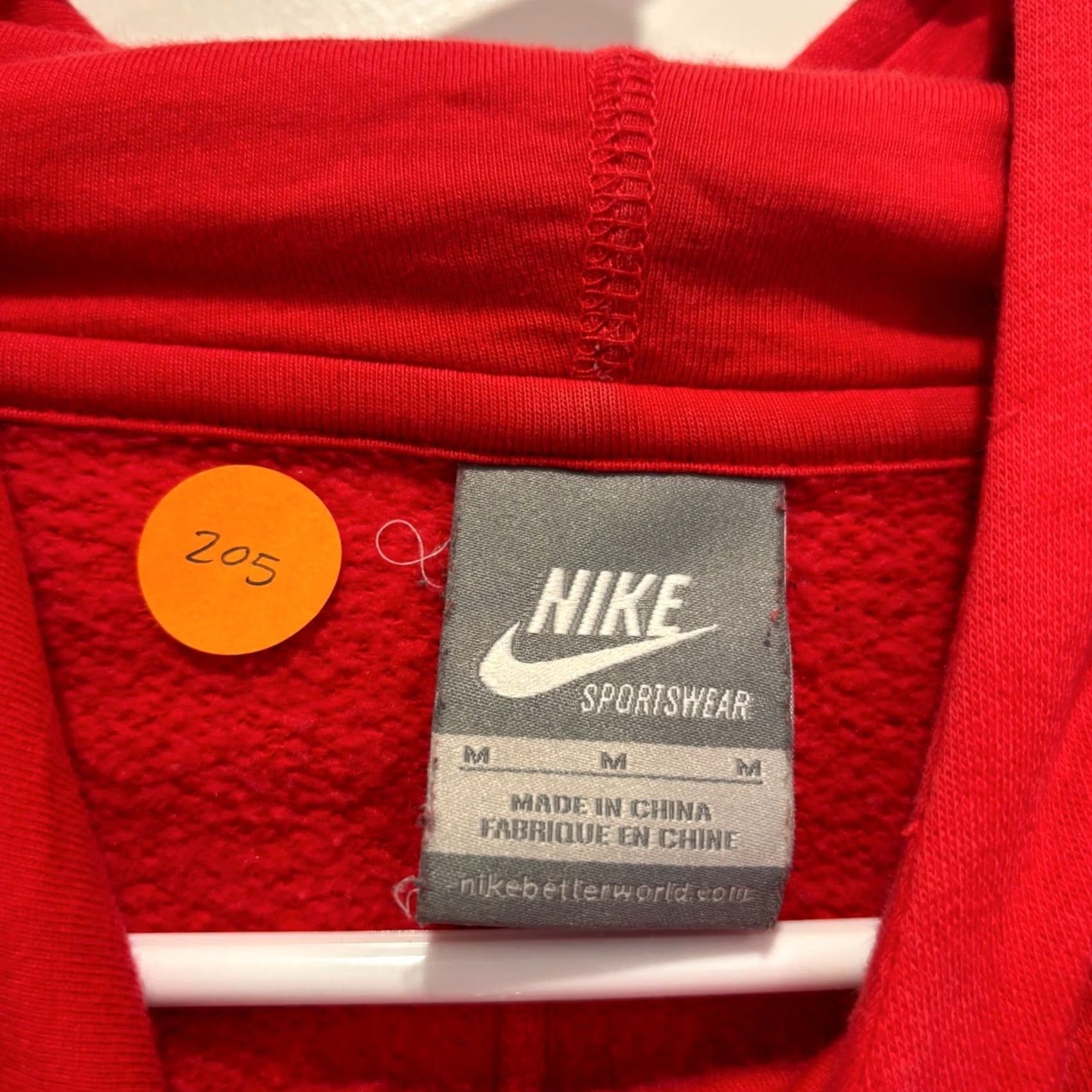 Nike VTG Nike Sportswear Hoodie Mens Red Graphic Blue Swoosh Size M Size US M / EU 48-50 / 2 - 2 Thumbnail