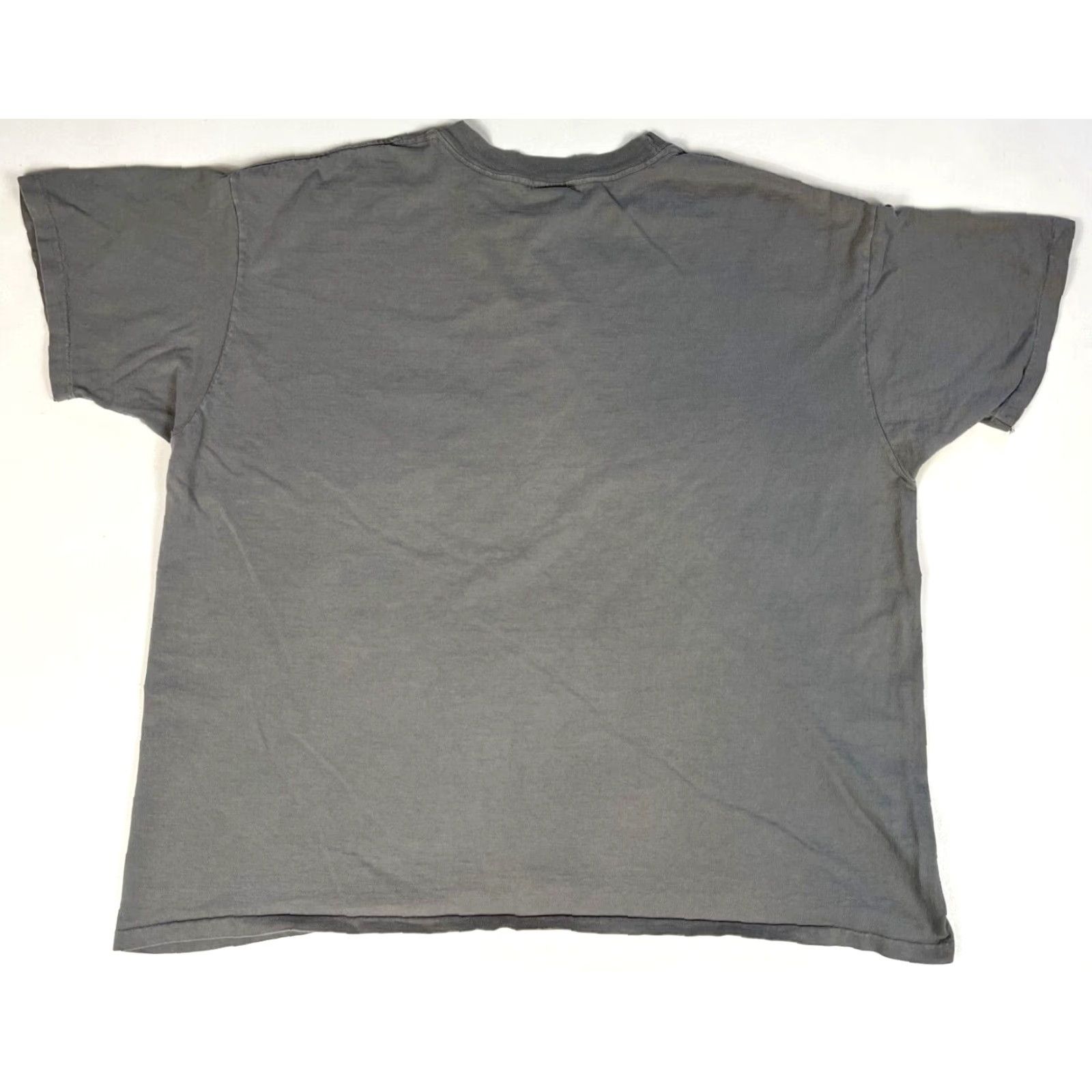 Disney Disney Mickey Mouse Men's Vintage T-Shirt - Gray, XL, Crew Neck, Short Sleeve, Cotton, Made in USA, 1990s, Graphic Print Size US XL / EU 56 / 4 - 2 Thumbnail
