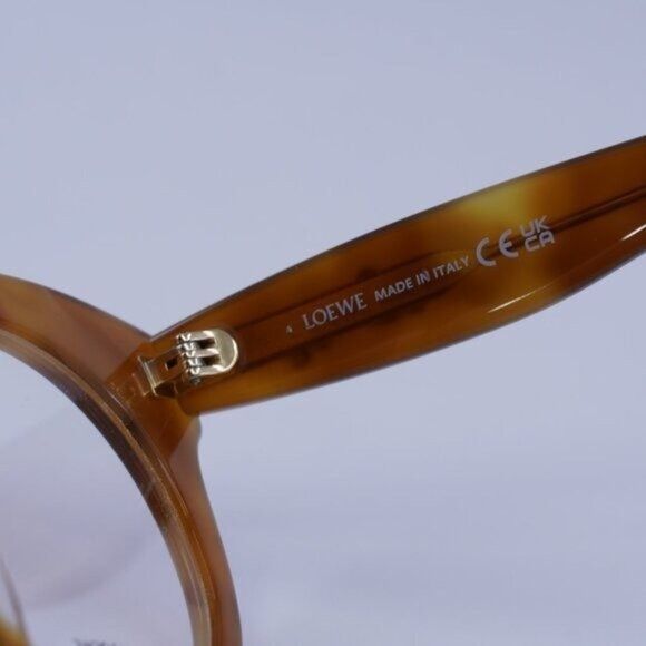Loewe Loewe LW50074I 053 Eyeglasses Blonde Havana 50mm Cat Eye Size ONE SIZE - 6 Thumbnail