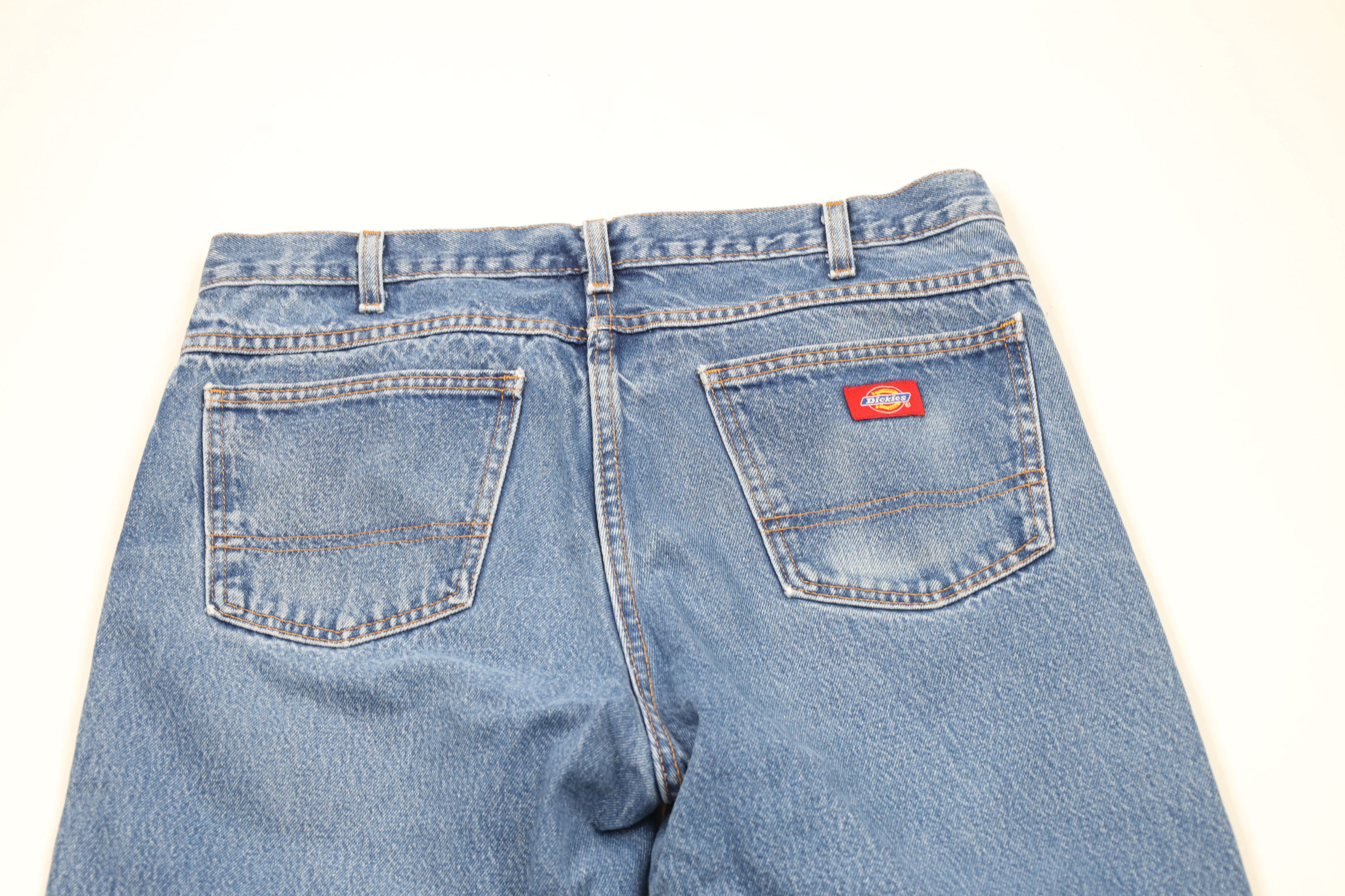 Dickies × Vintage Vintage Y2K Dickies Regular Fit Denim Jeans Blue Cotton Size US 36 / EU 52 - 11 Thumbnail