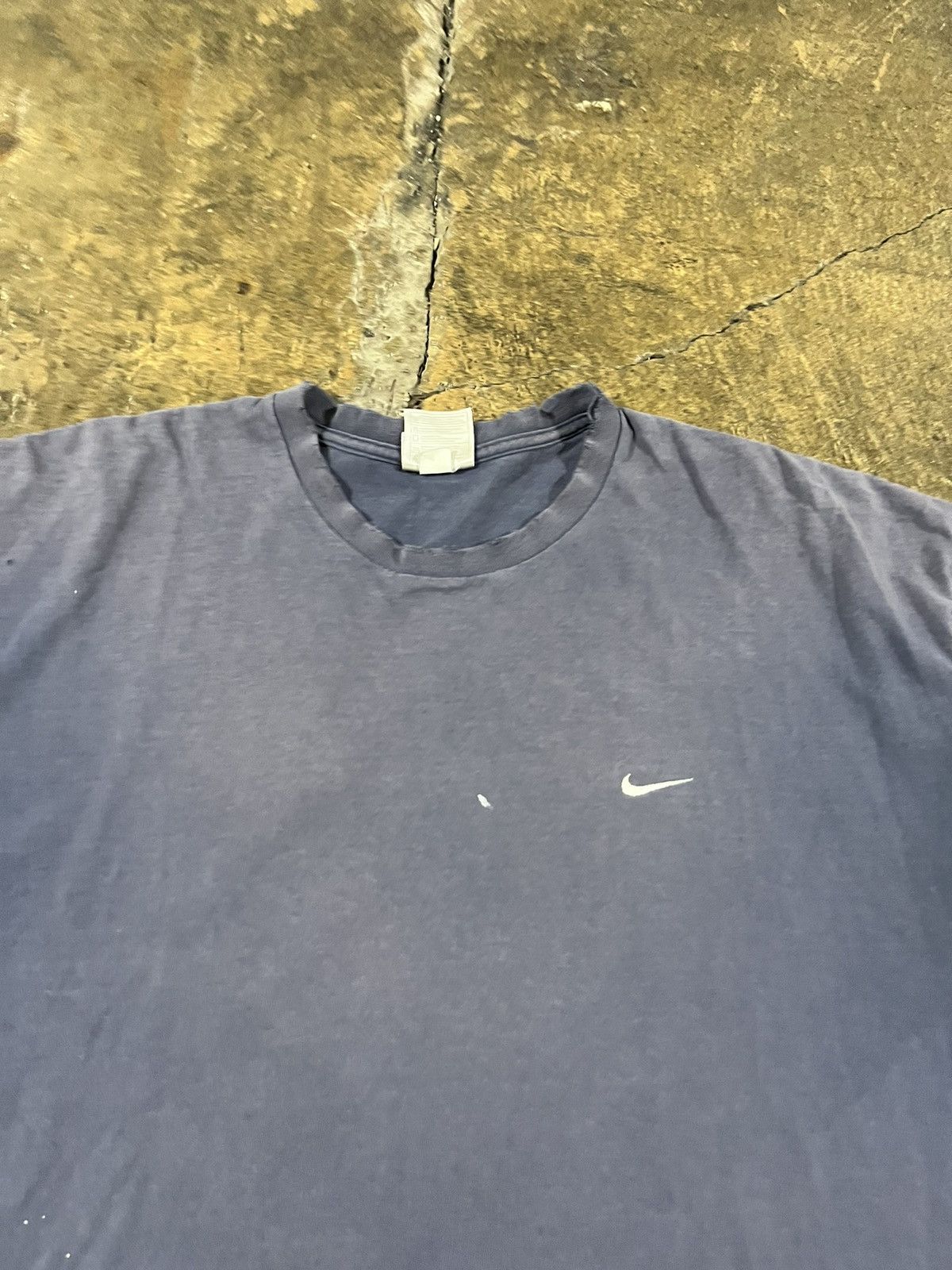 Nike × Vintage Crazy Vintage Y2K Nike Mini Swoosh Tee Faded Thrashed Skater Size US XXL / EU 58 / 5 - 4 Thumbnail