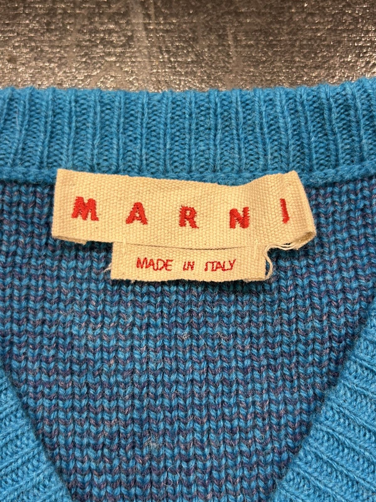 Marni Marni Virgin Wool Striped Sweater Size US L / EU 52-54 / 3 - 3 Thumbnail