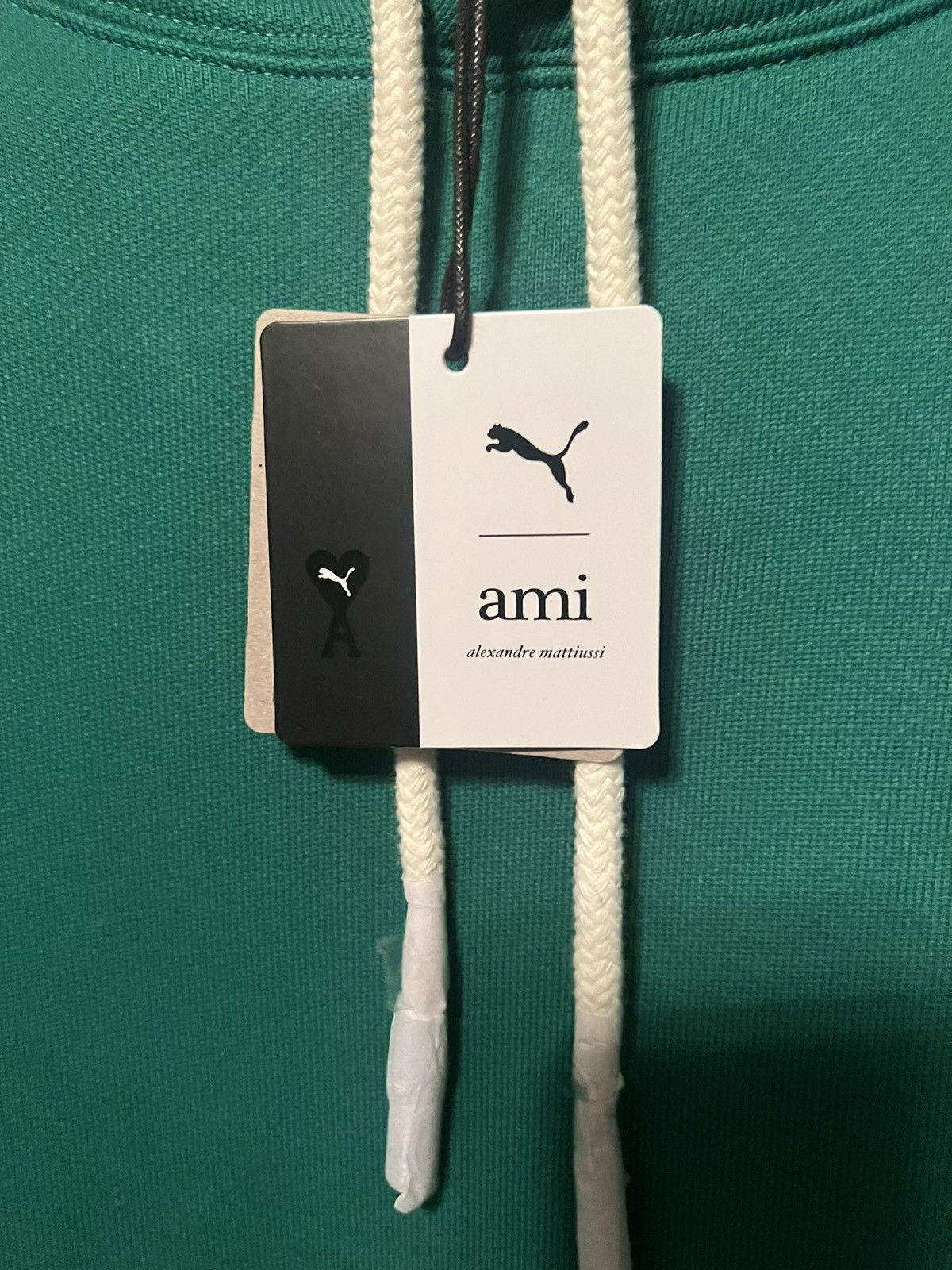 AMI × Puma Ami Puma Green Hoodie Sz XL Size US XL / EU 56 / 4 - 4 Thumbnail