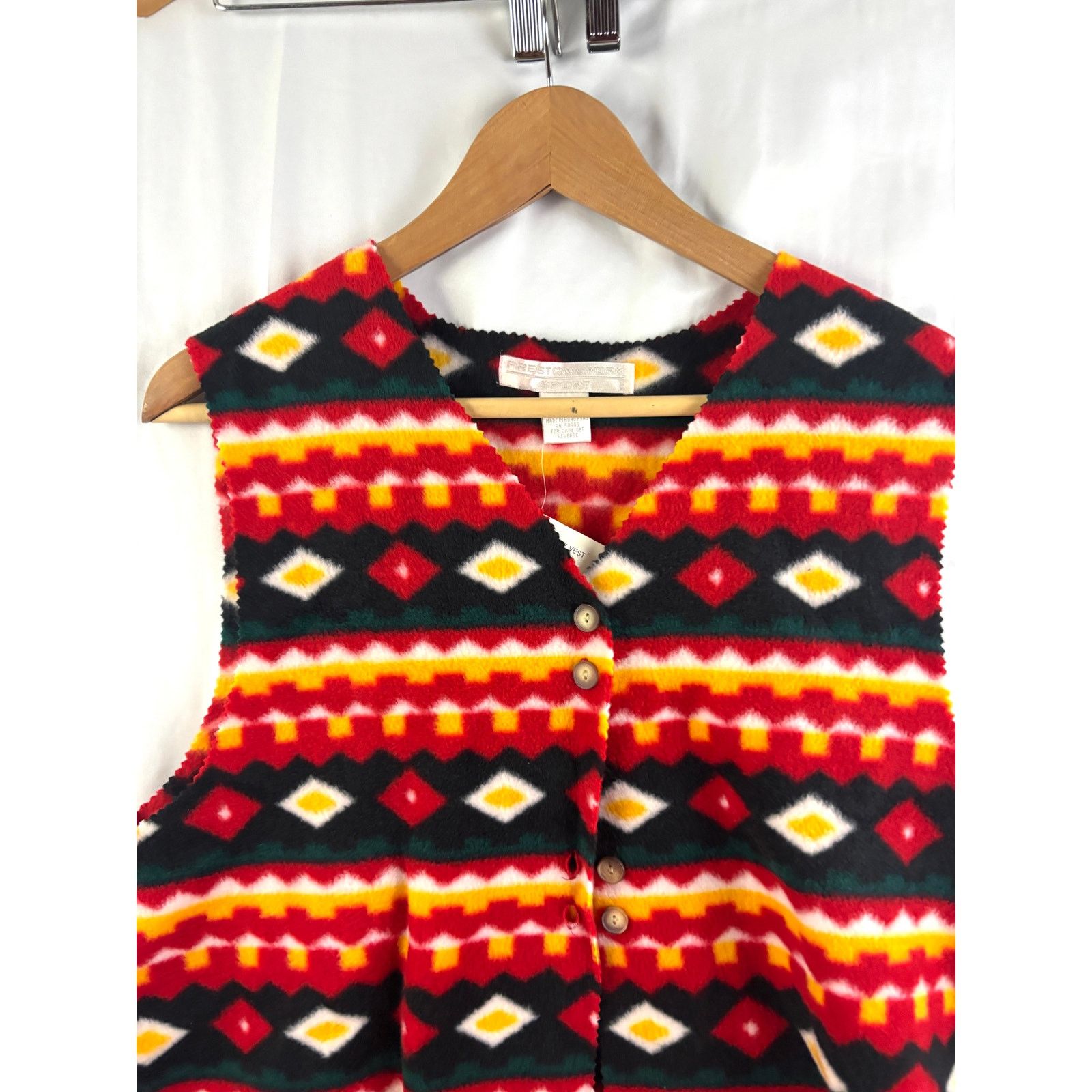 Preston & York VTG Preston & York Aztec Geometric Southwestern Print Vest Size M / US 6-8 / IT 42-44 - 9 Thumbnail
