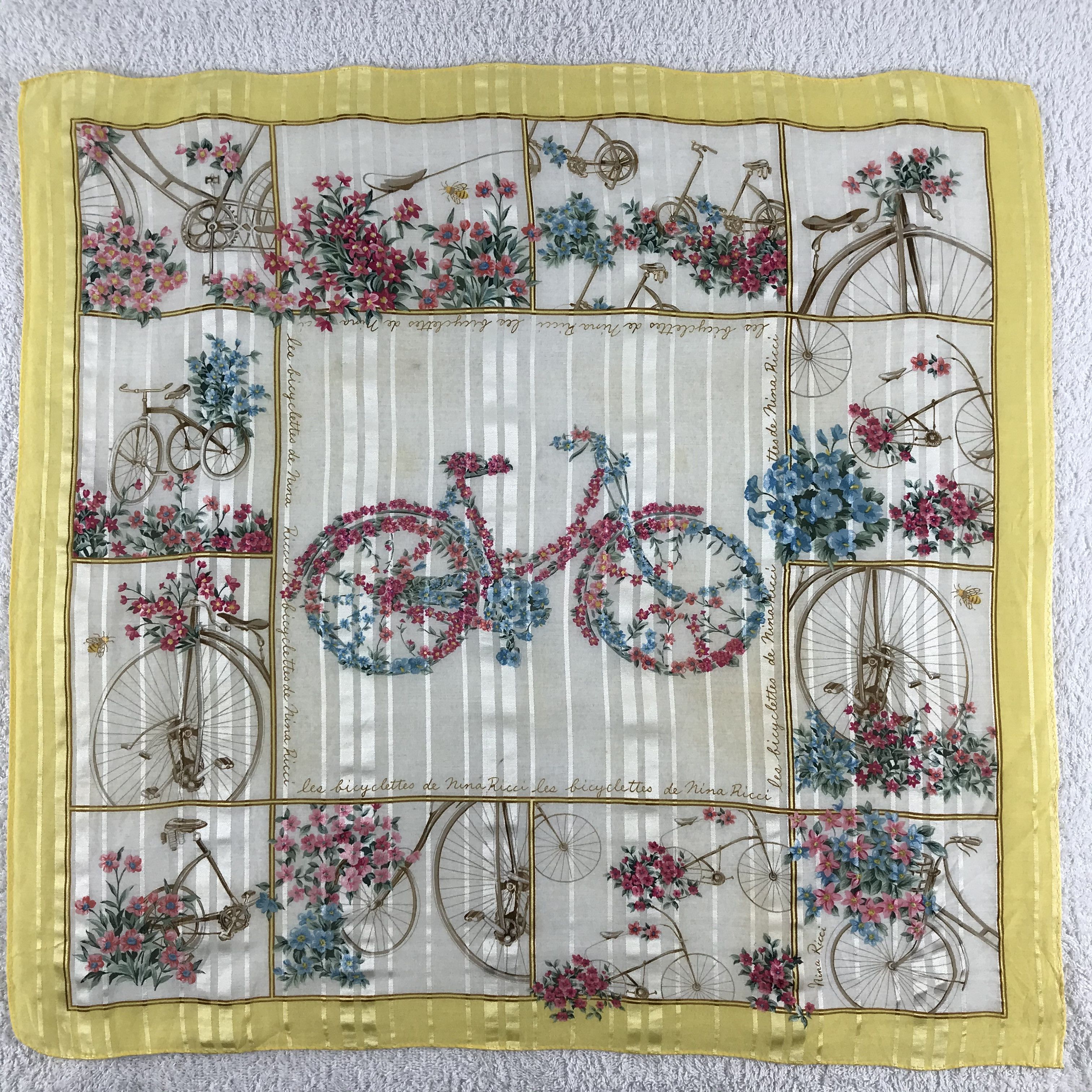 Nina Ricci × Vintage Nina Ricci Bandana / Handkerchief / Neckerchief - S166 Size ONE SIZE - 1 Thumbnail