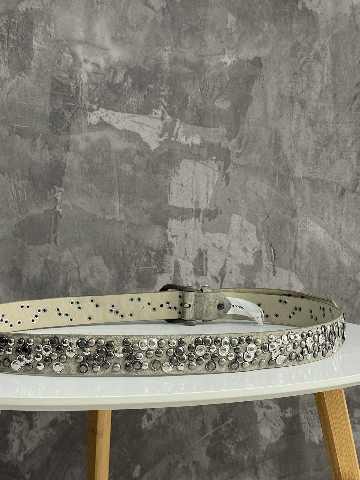 If Six Was Nine × Japanese Brand × Le Grande Bleu (L.G.B.) Vintage Y2K Hysteric Glamour Style Studded Belt Size ONE SIZE - 7 Thumbnail