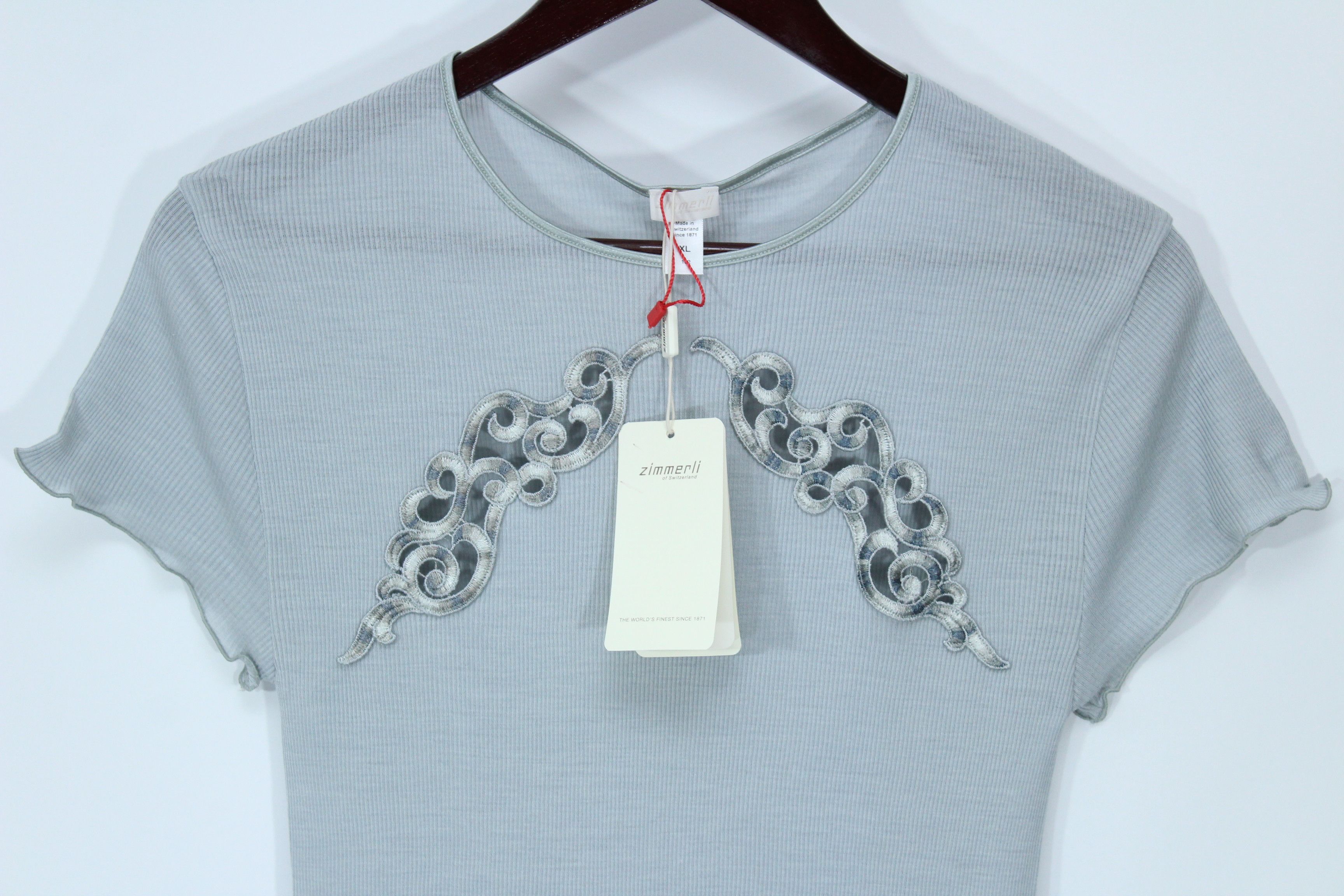 Vintage Zimmerli Top Shirt New Wms Size XL Made In Switzerland Size XL / US 12-14 / IT 48-50 - 5 Thumbnail