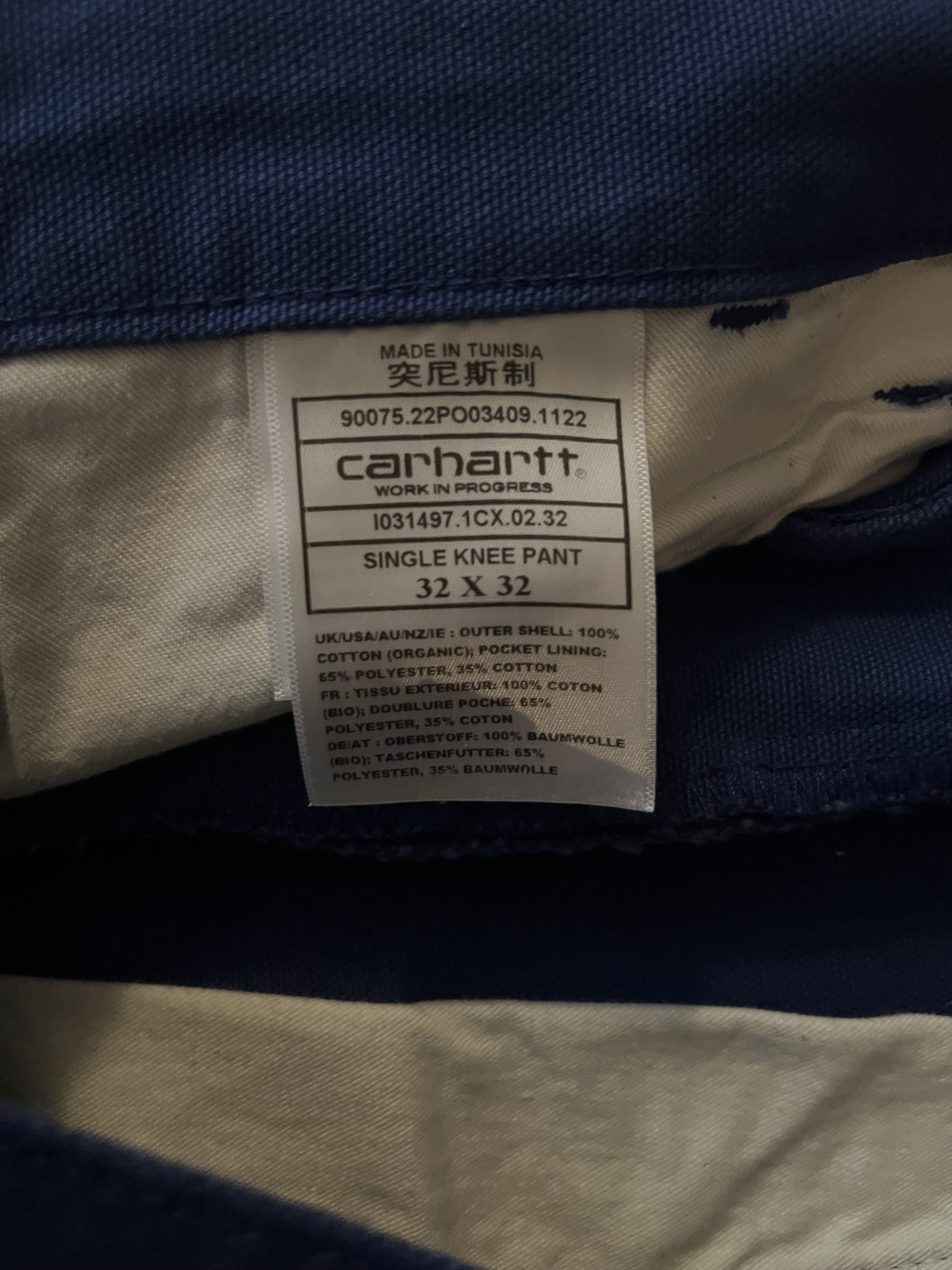 Carhartt Wip Carhartt WIP Lazurite Single Knee Pant Size US 32 / EU 48 - 4 Thumbnail