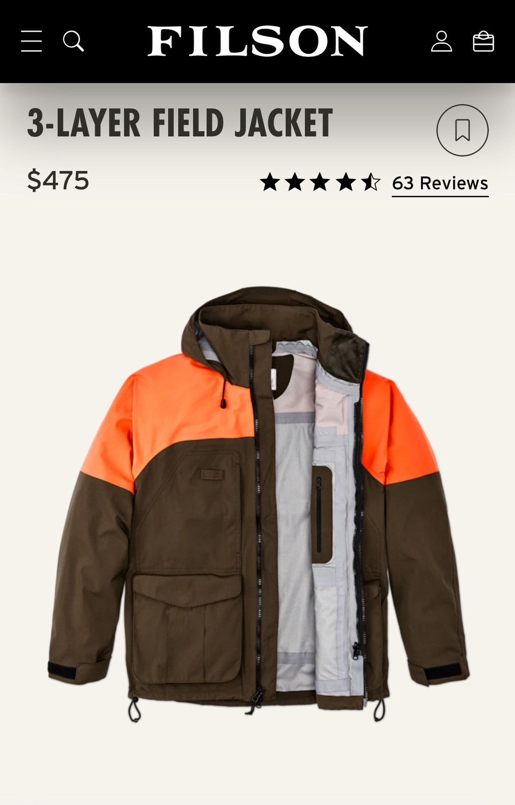 Filson 3 layer field jacket review best sale