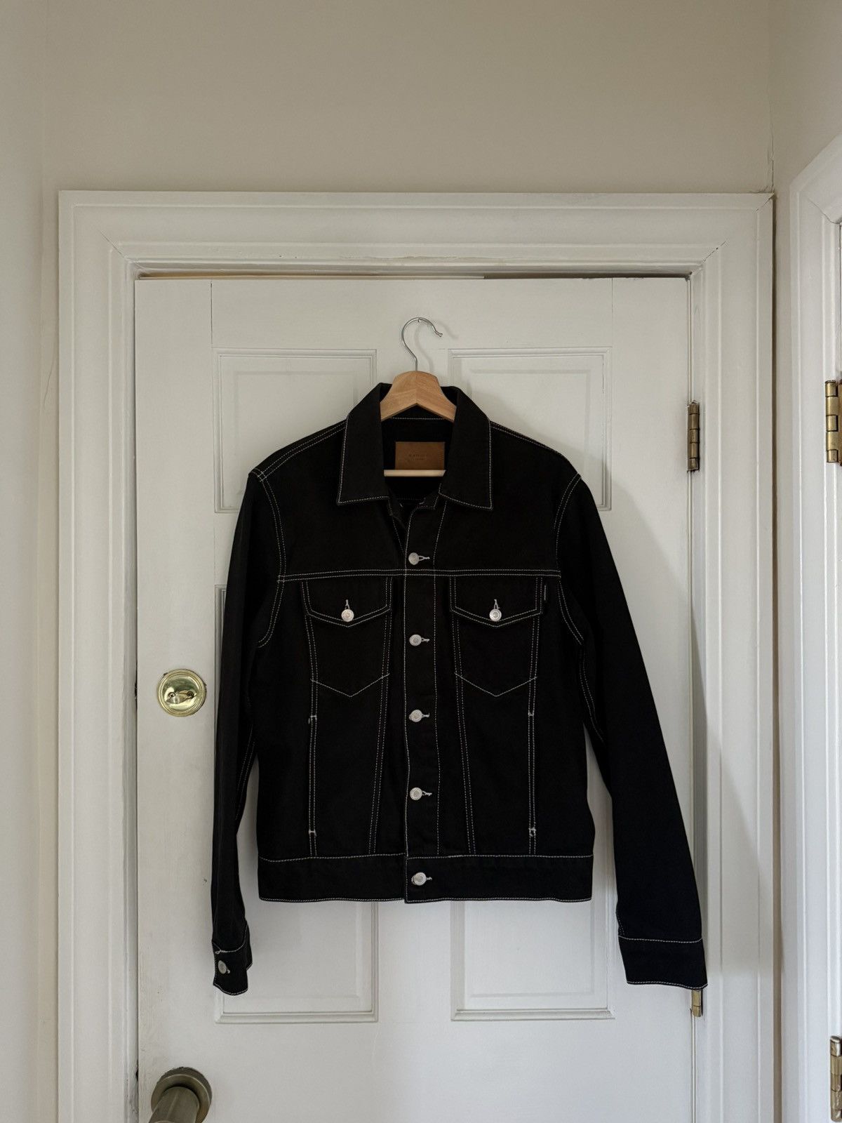 Sandro Black Denim Jacket