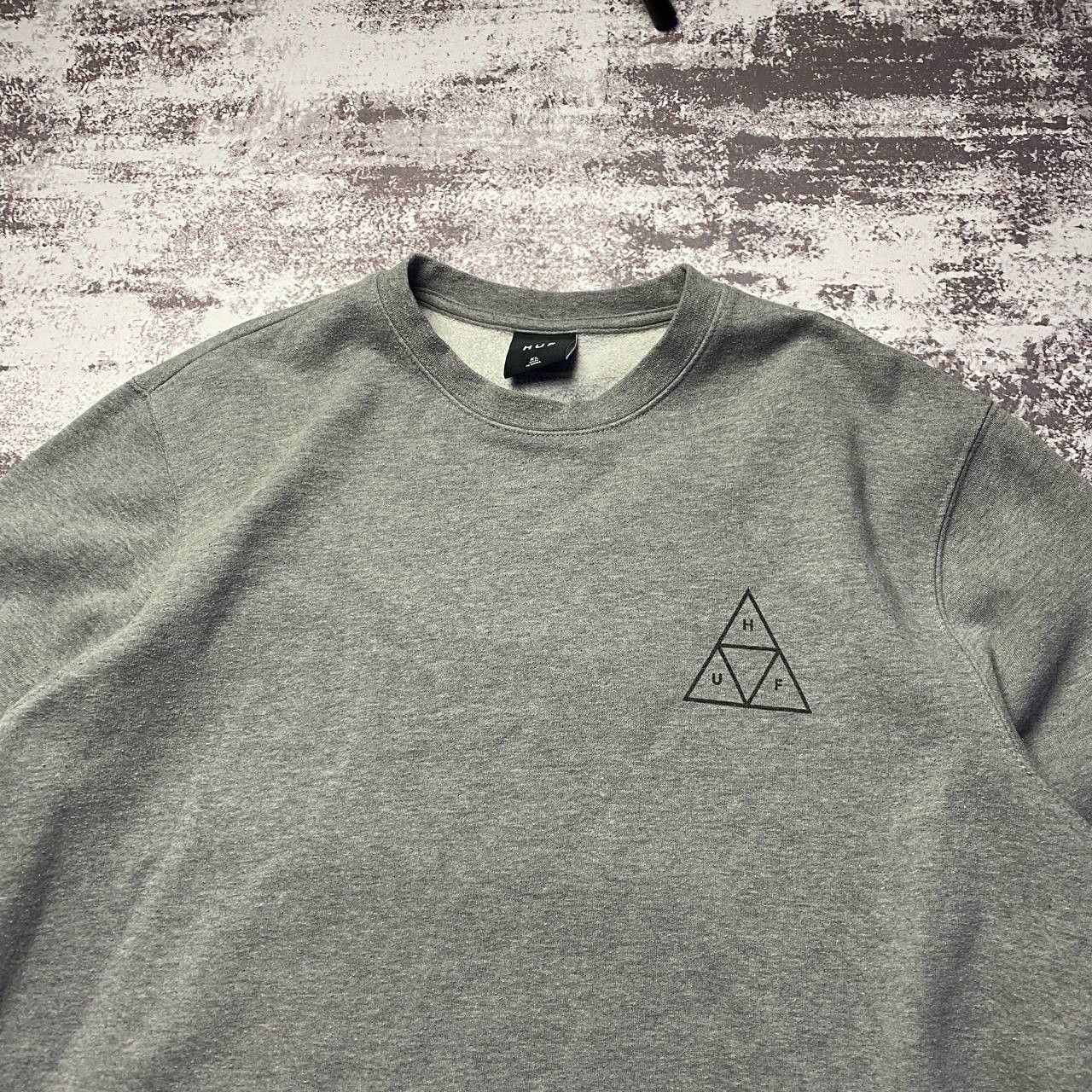 Huf Huf Big logo swirtshirt Grey Skate Y2K XL size Size US XL / EU 56 / 4 - 3 Thumbnail