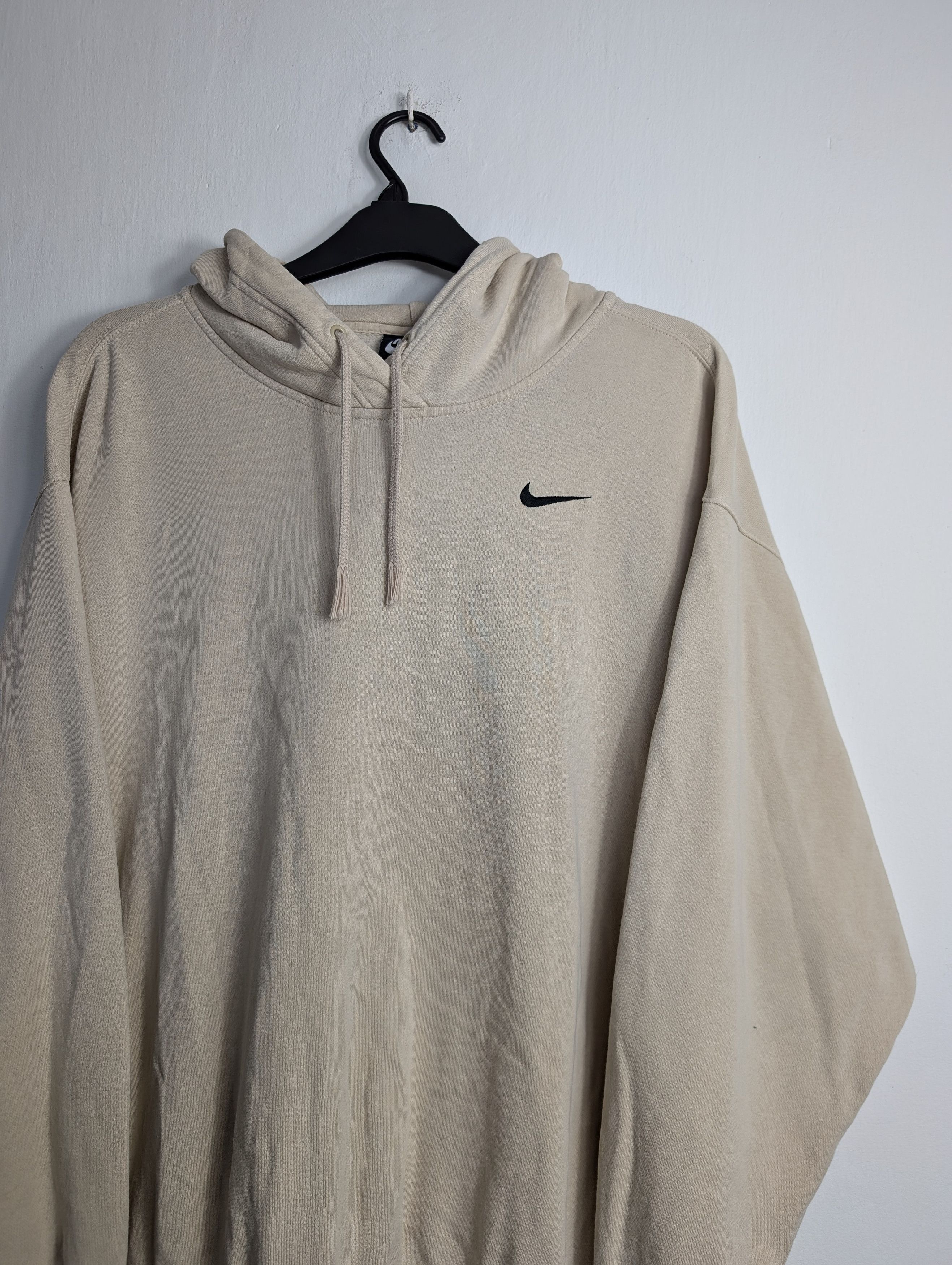 Nike Nike Women's Beige Hoodie Sweatshirt Minimalist Streetwear Size XXL / US 16-18 / IT 52-54 - 2 Thumbnail