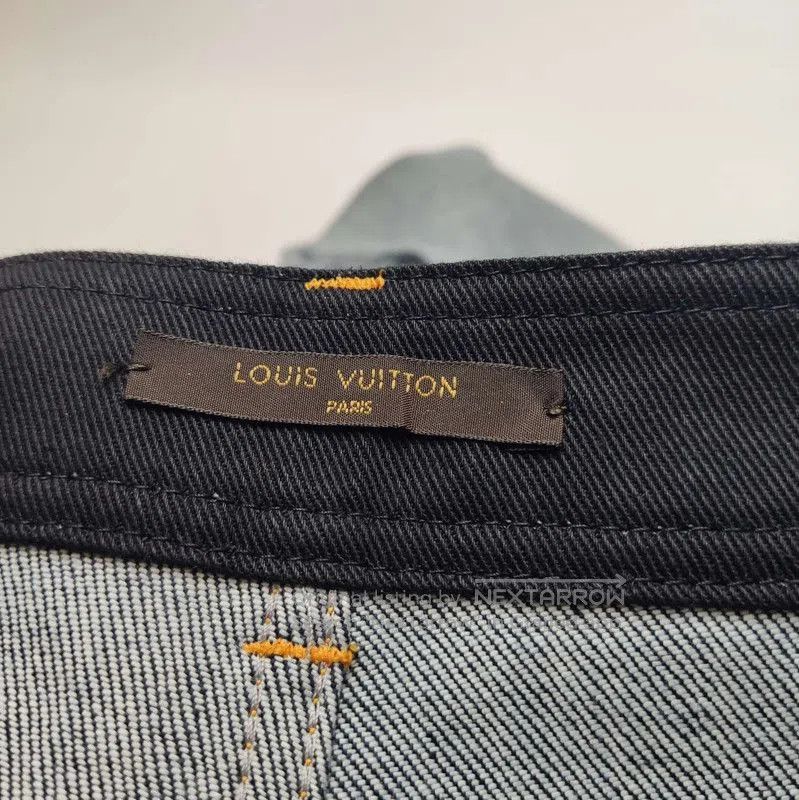 Louis Vuitton Louis Vuitton Metallic Contrast Trousers Size 38. Size US 38 / EU 54 - 4 Thumbnail