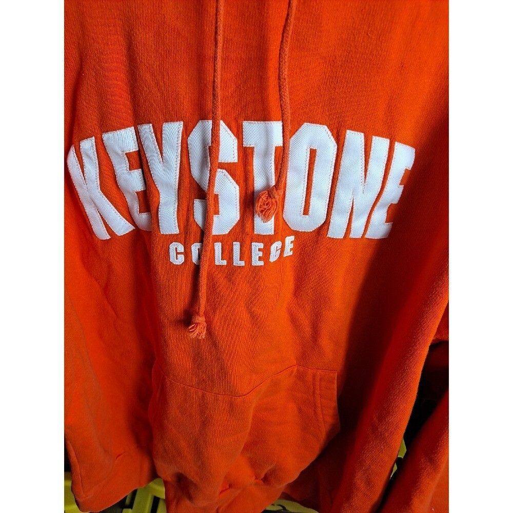 Other Keystone College Hoodie Pullover Graphic Print Orange Sweats Size US XL / EU 56 / 4 - 1 Thumbnail