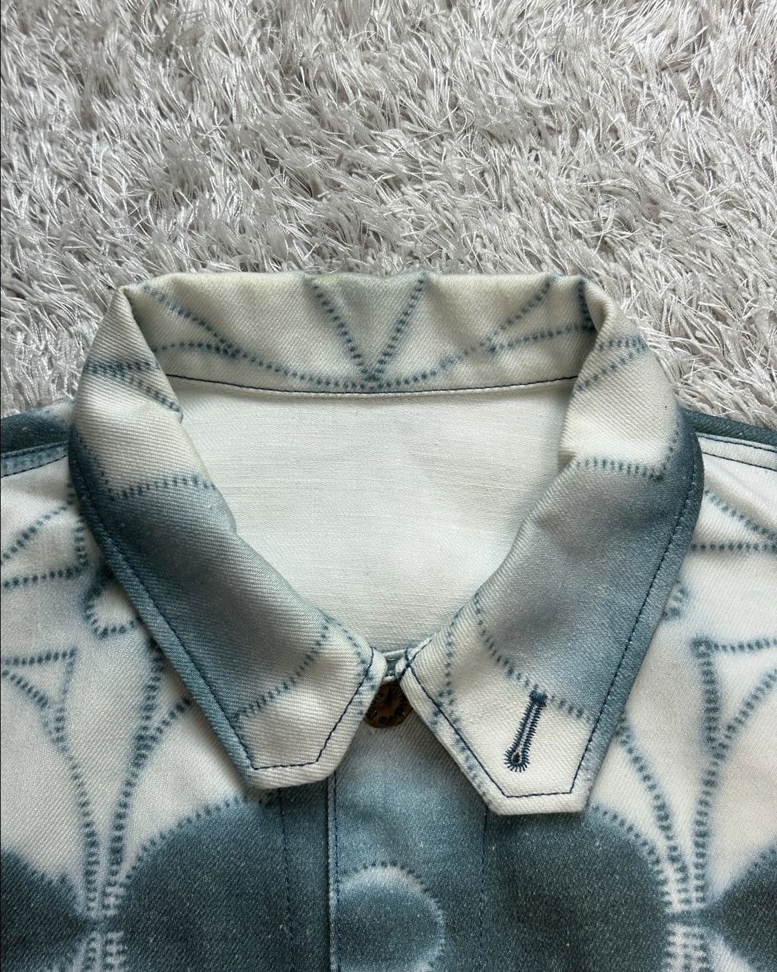 Louis Vuitton Louis Vuitton Monogram Shibori Printed Denim Jacket Size US M / EU 48-50 / 2 - 4 Thumbnail