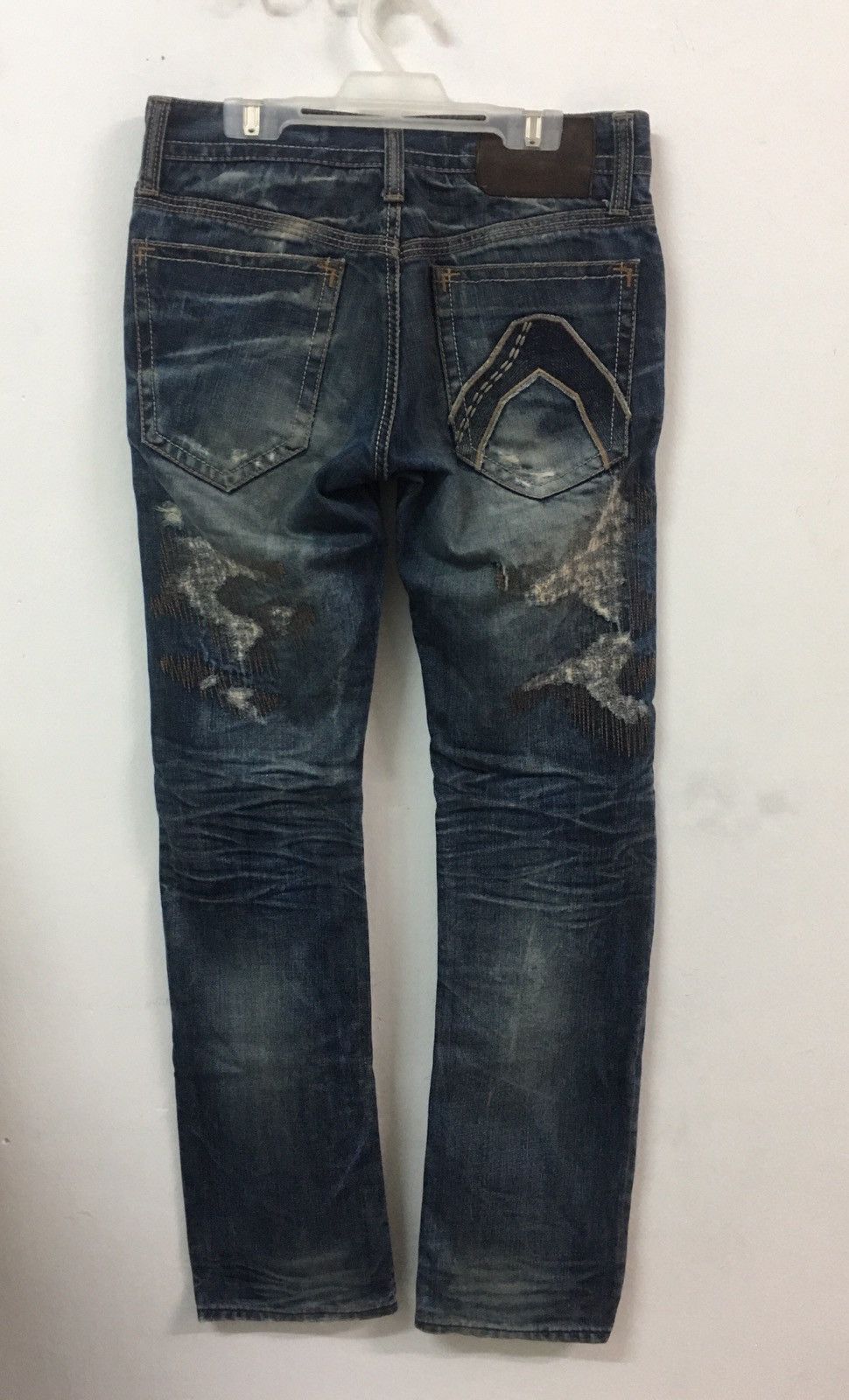 Vintage Rare Design Distressed Denim Buckaroo Jeans Size US 28 / EU 44 - 2 Thumbnail