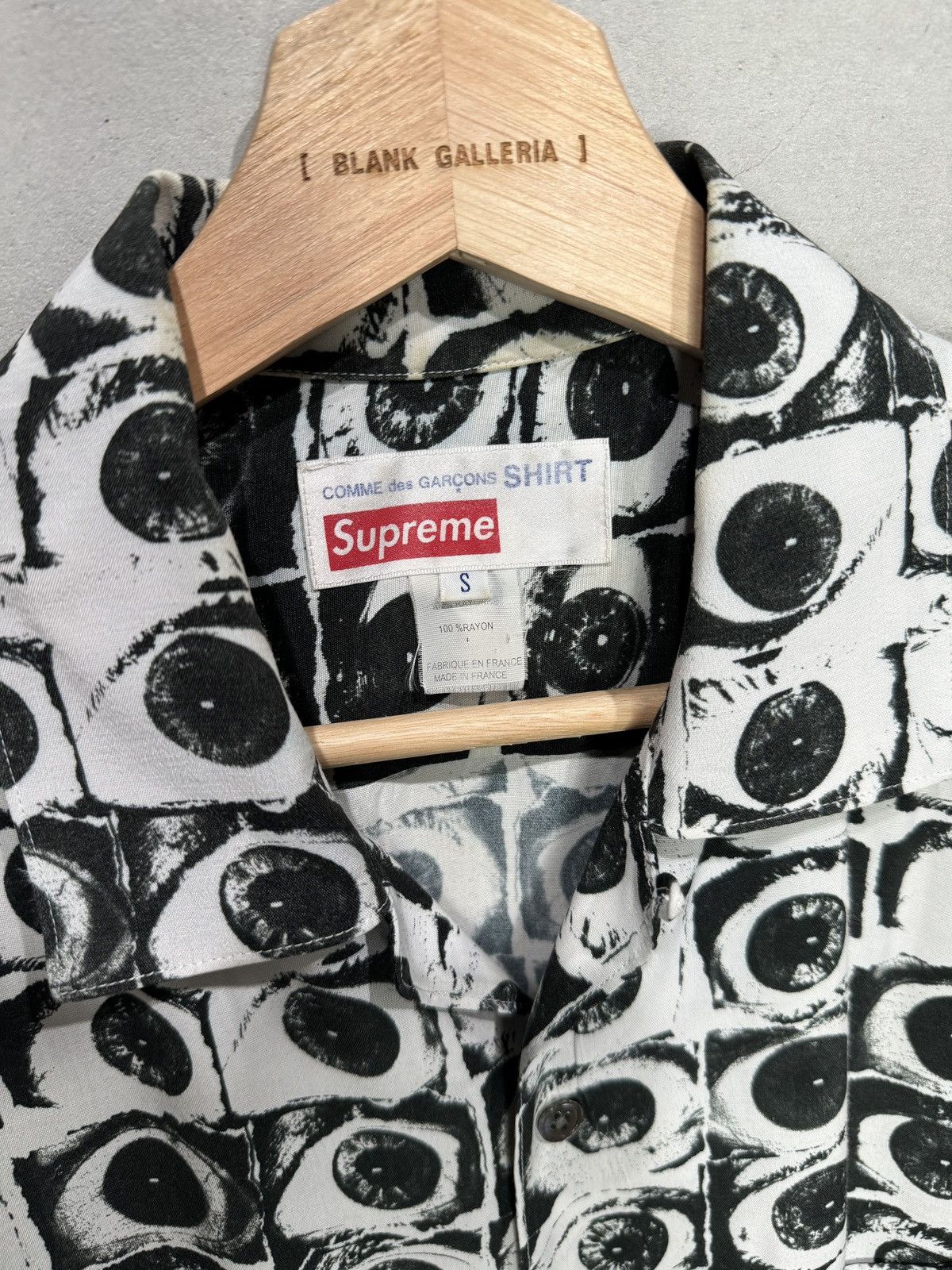 Comme des Garcons × Supreme Supreme x CDG Eyes S/S Shirt