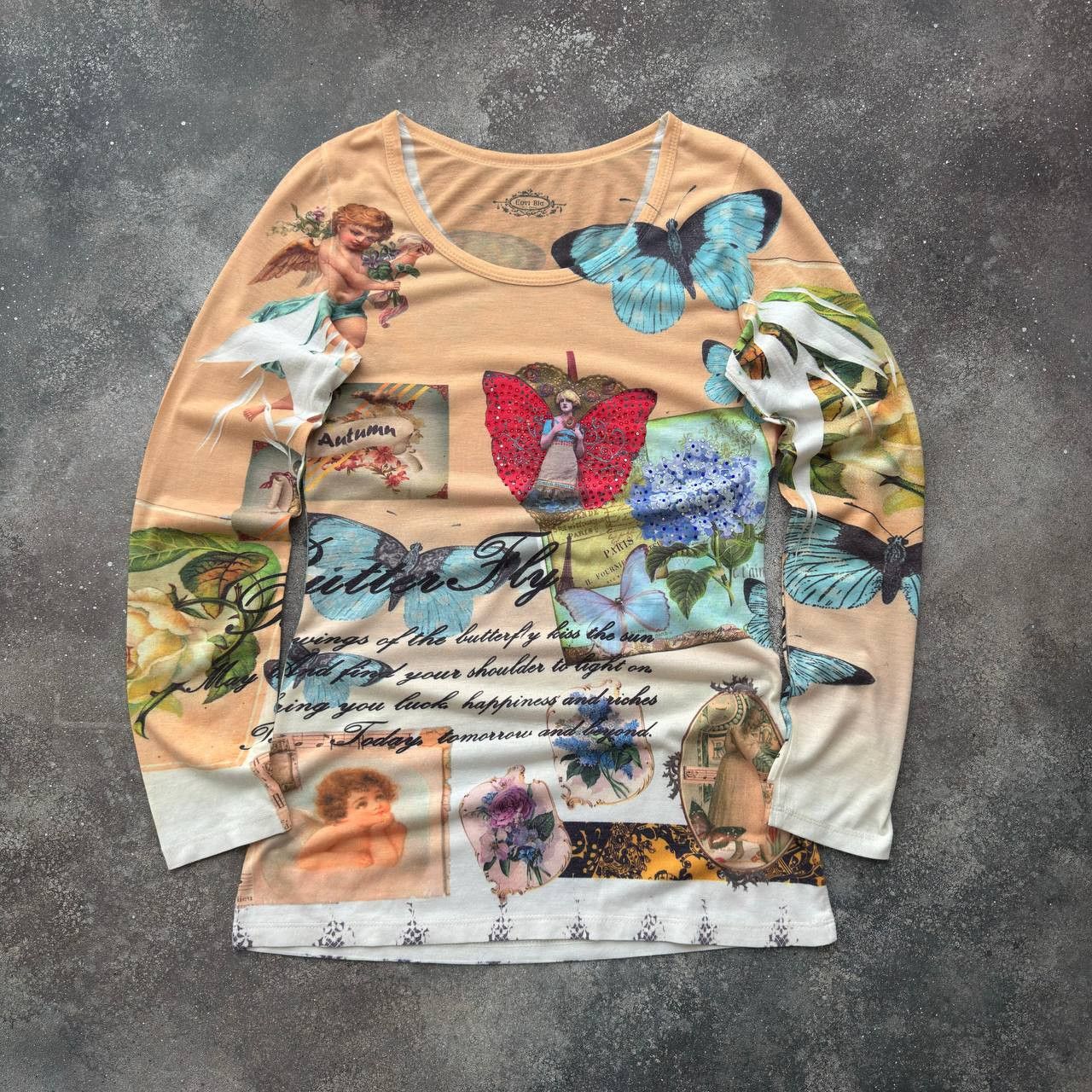 Hysteric Glamour × Japanese Brand × Vintage Amazing 2000's Aesthetic Vintage Y2K Long Sleeve Shirt Size M / US 6-8 / IT 42-44 - 1 Thumbnail