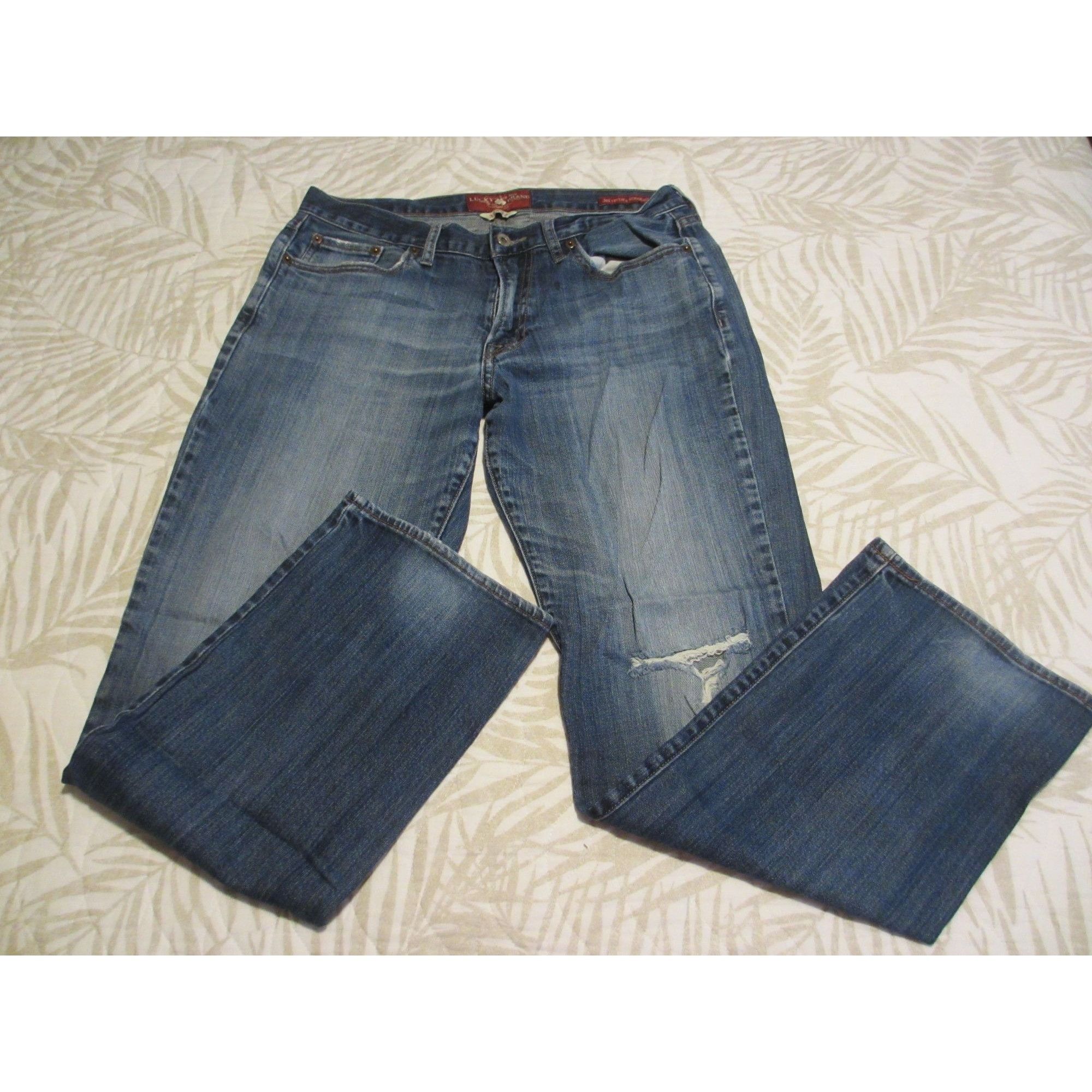 Lucky Brand Womens 361 Vintage Straight Jeans 32x32 Blue Den