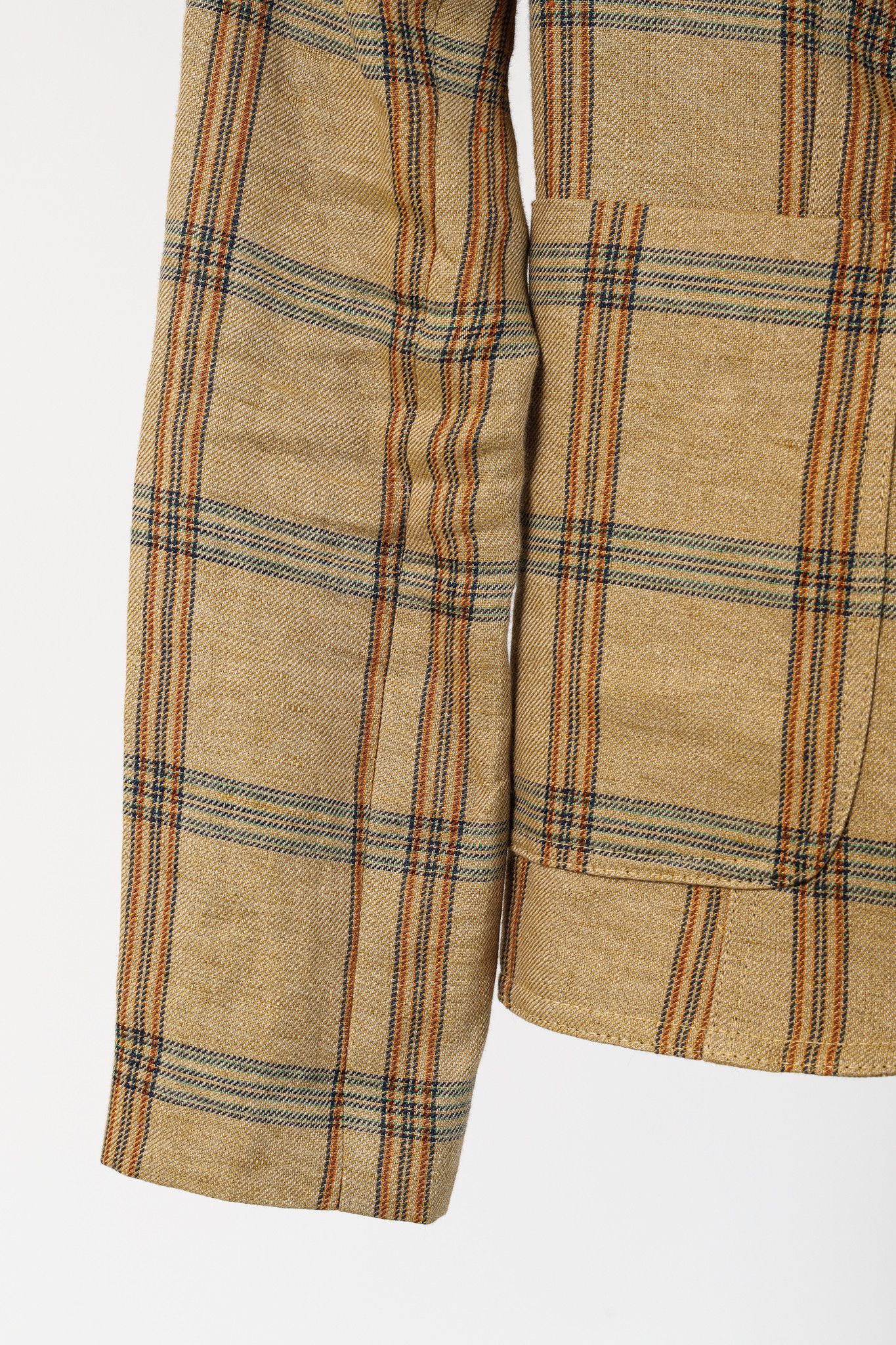 SMYTHE Smythe Patch Pocket Duchess Plaid Leather-Elbow-Patch Blazer Size M / US 6-8 / IT 42-44 - 6 Thumbnail