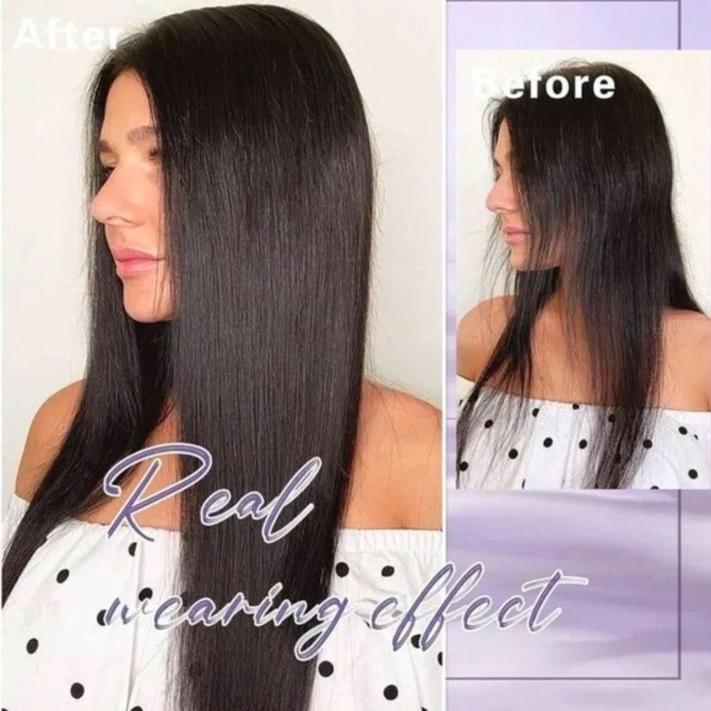 Other 22 In Invisible Wire Halo Dark Brown Wig Straight Hair Exte Size ONE SIZE - 5 Thumbnail