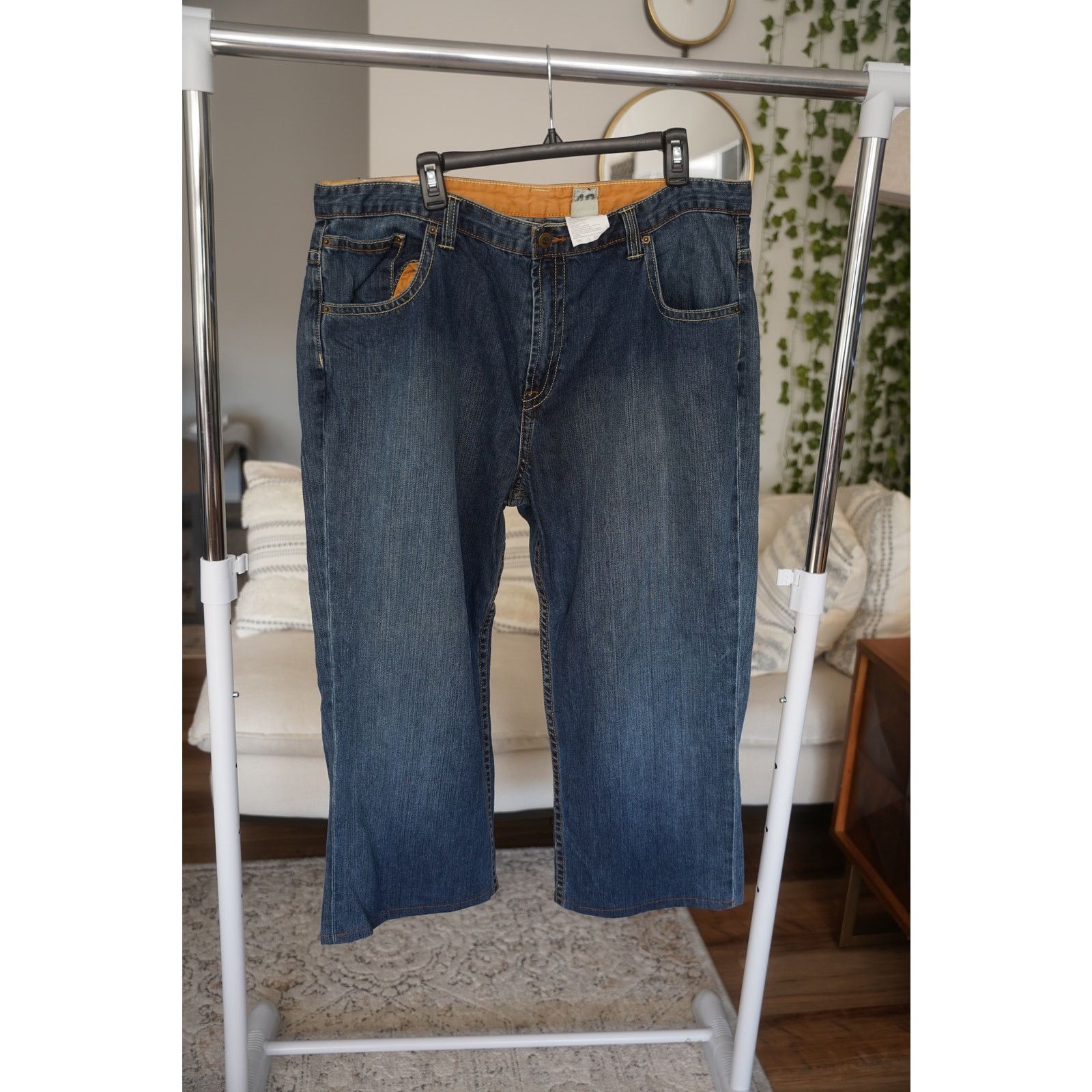Timberland Baggy Timberland Men's Blue Denim Jeans – Waist Size 40 y2k Size US 40 / EU 56 - 4 Thumbnail